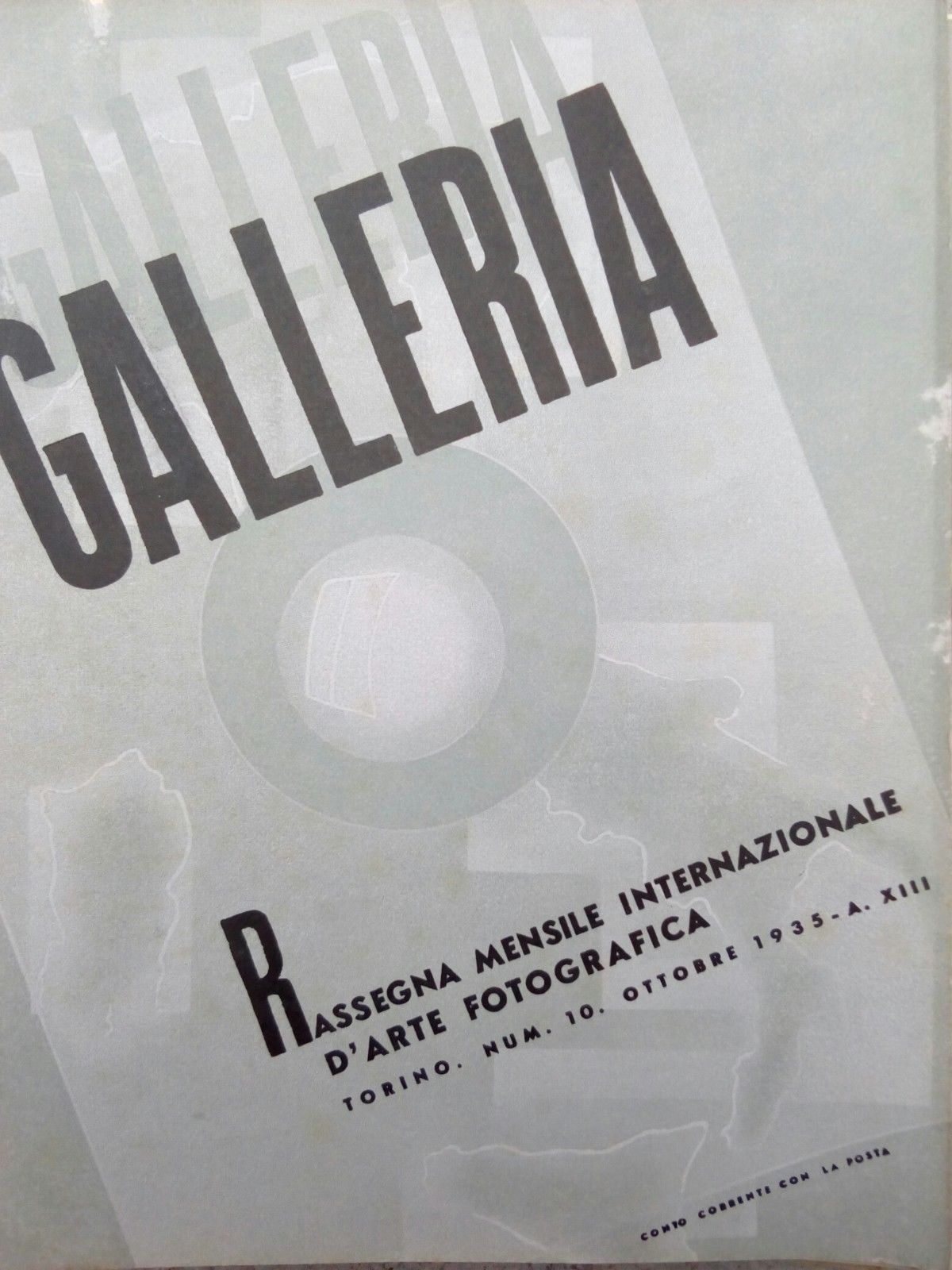 Galleria. Rassegna Mensile Internazionale d'Arte Fotografica (N 10 1935)