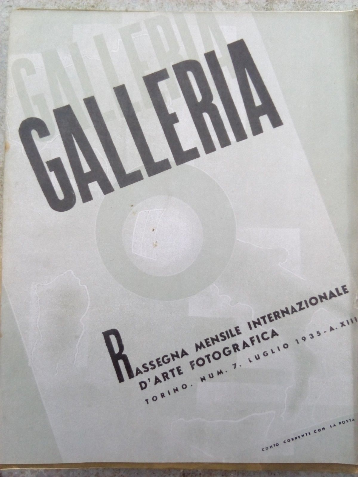 Galleria. Rassegna Mensile Internazionale d'Arte Fotografica (N.7 1935)