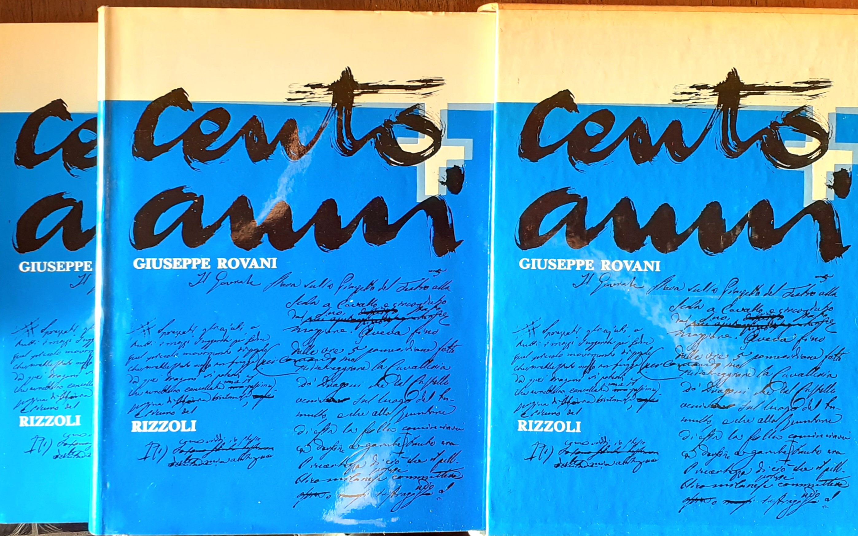 Giuseppe Rovani Cento anni - Rizzoli 1934/35