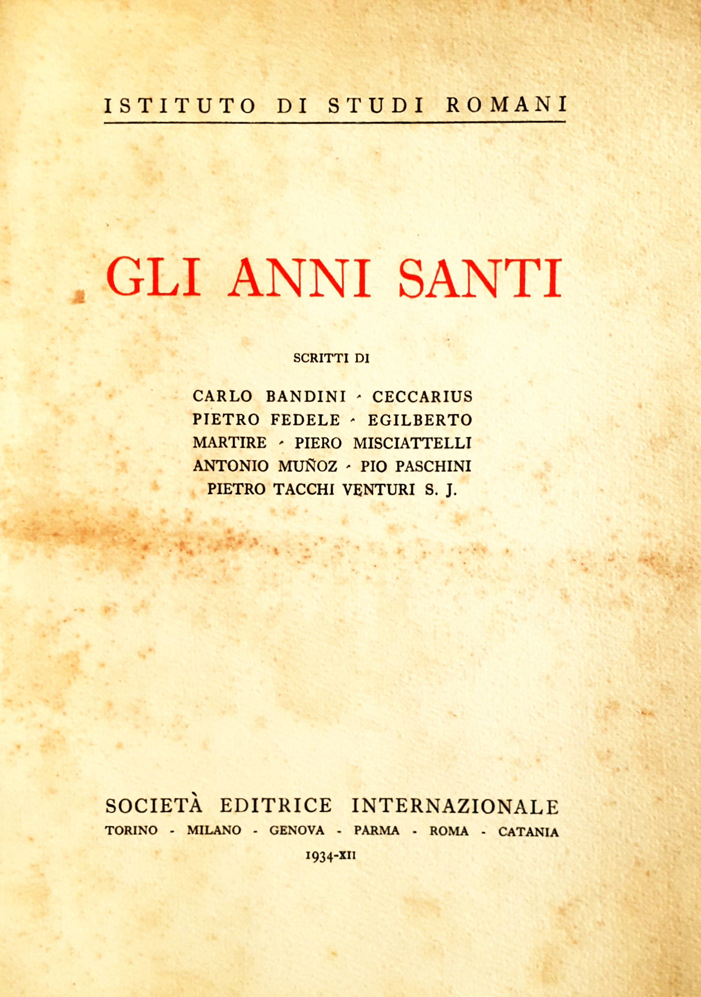 Gli Anni Santi