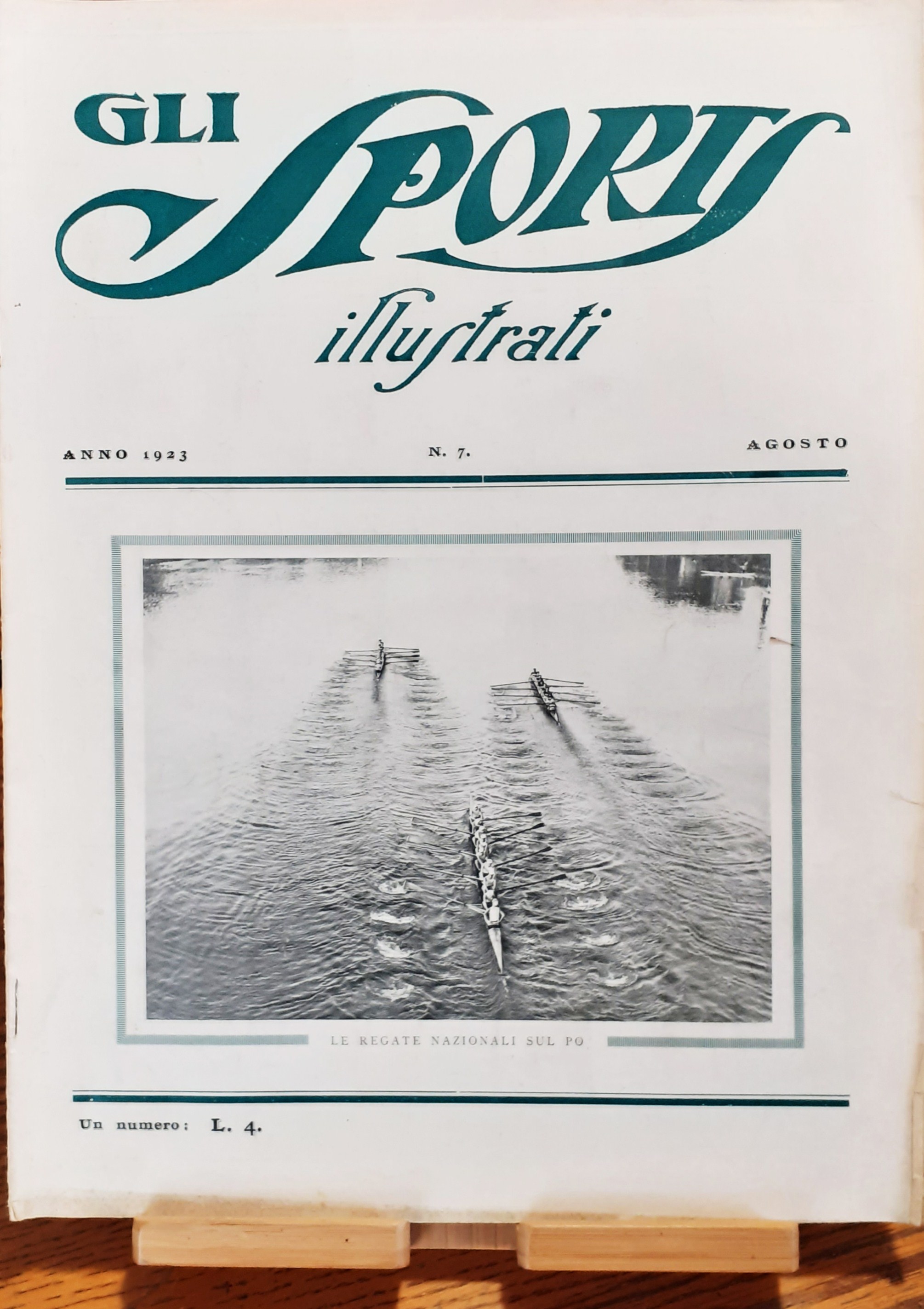 Gli Sports illustrati mensile N^ 7 Agosto 1923