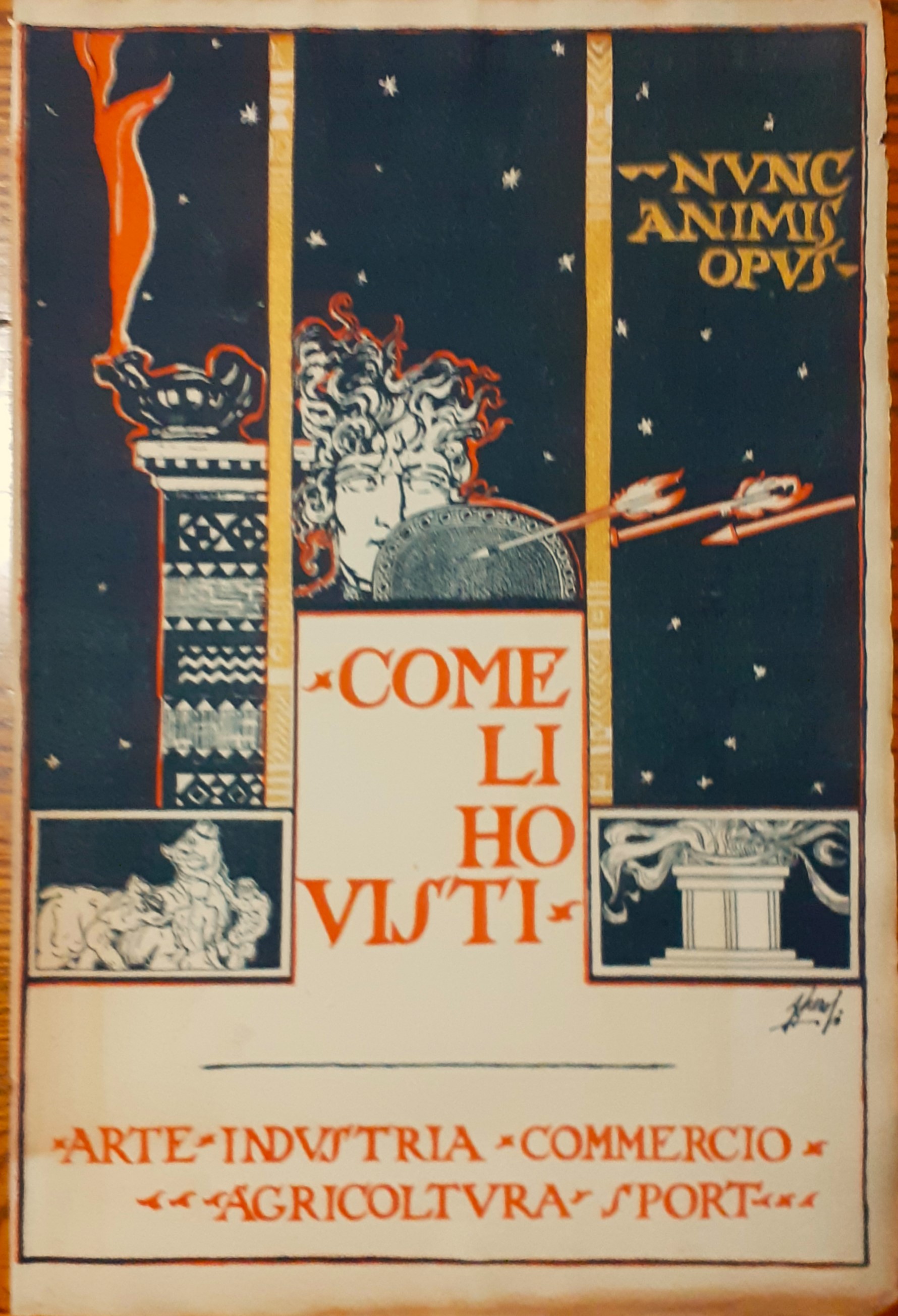 Grafica originale di G. Peroli per copertina di "Come li …