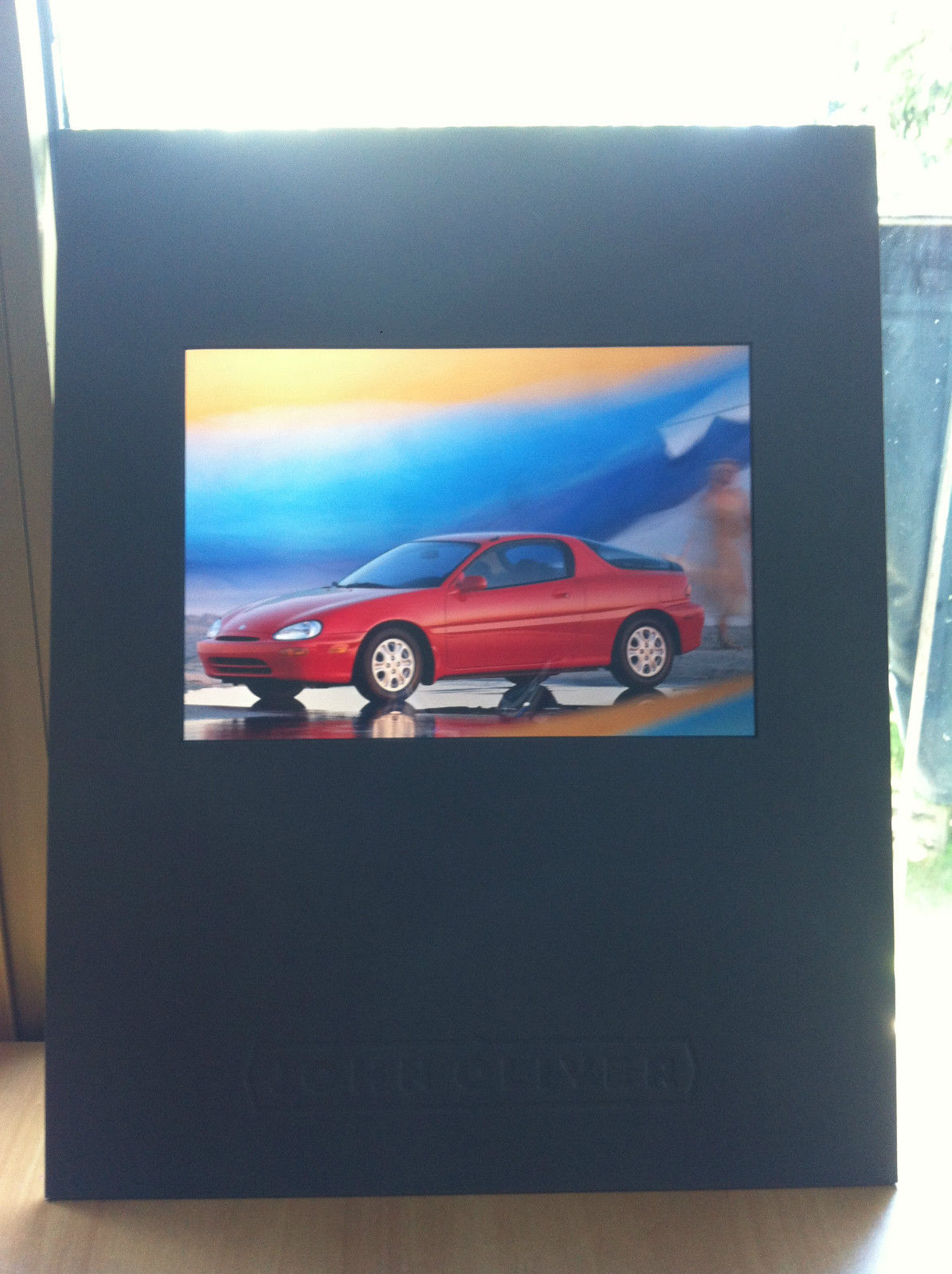 Grande diapositiva pubblicitaria per automobile - E17991