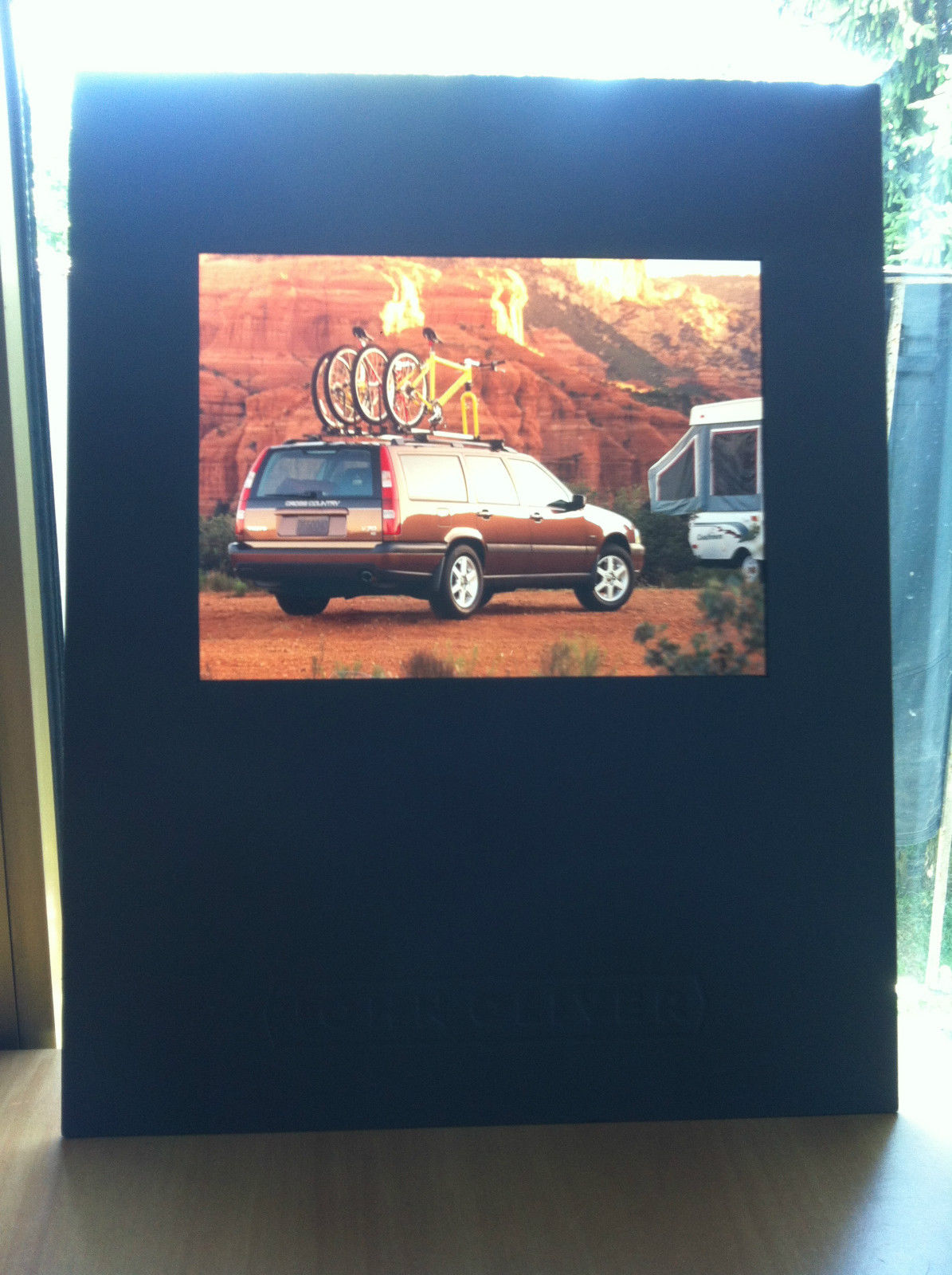 Grande diapositiva pubblicitaria per automobile Volvo - E18016