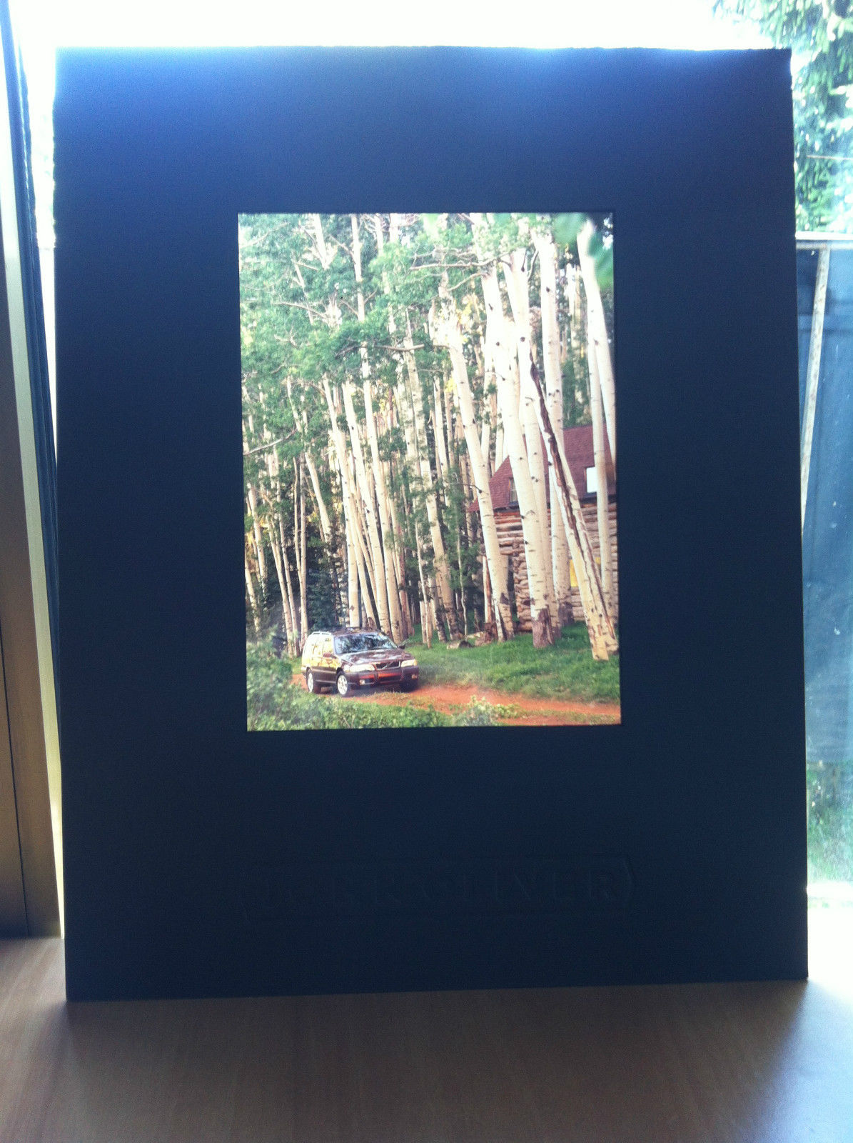 Grande diapositiva pubblicitaria per automobile Volvo - E18018