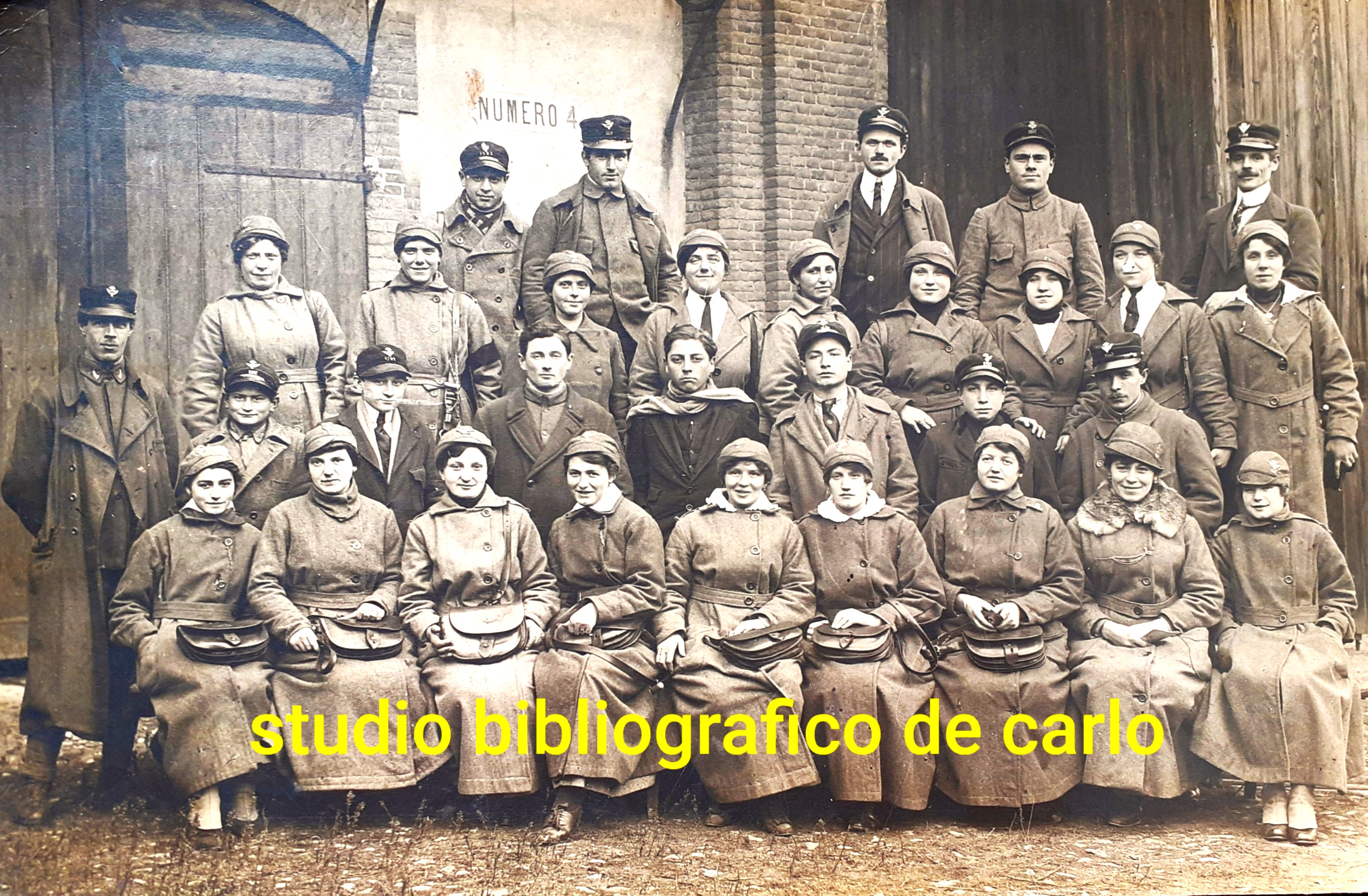 Gruppo di ferrovieri periodo prima guerra mondiale