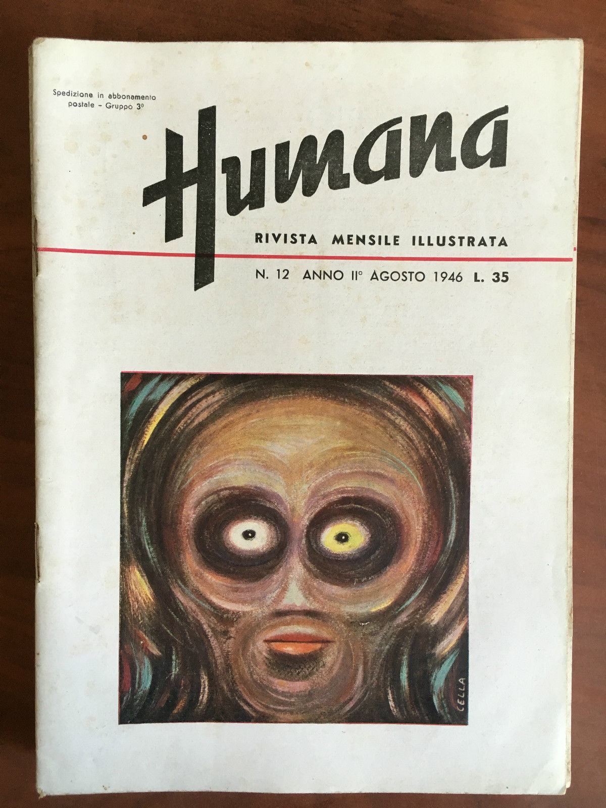 Humana n^ 12 anno II Agosto 1946 - E20413