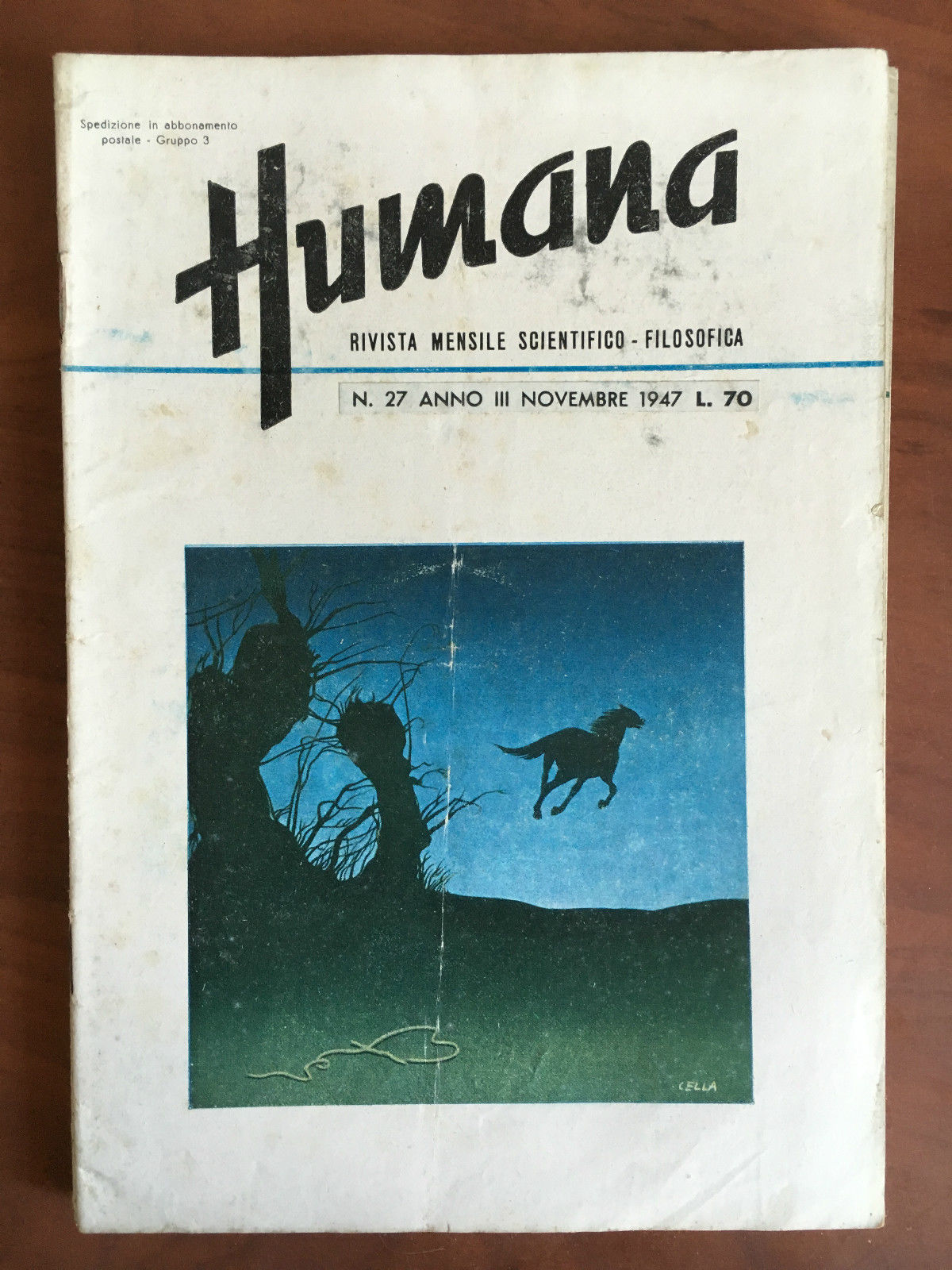 Humana n^ 27 anno III Novembre 1947 - E20419