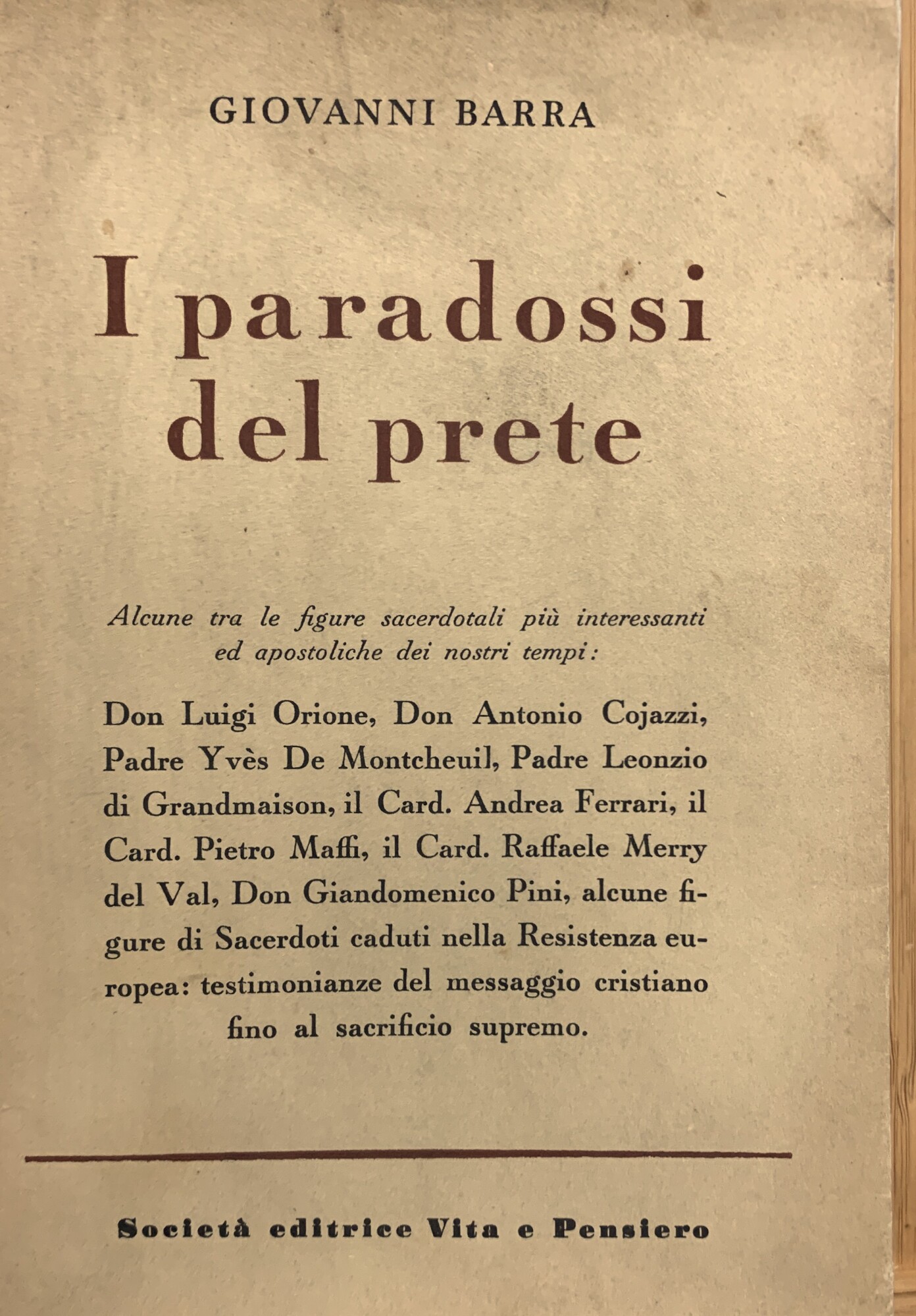 I paradossi del prete. Alcune tra le figure sacerdotali più …