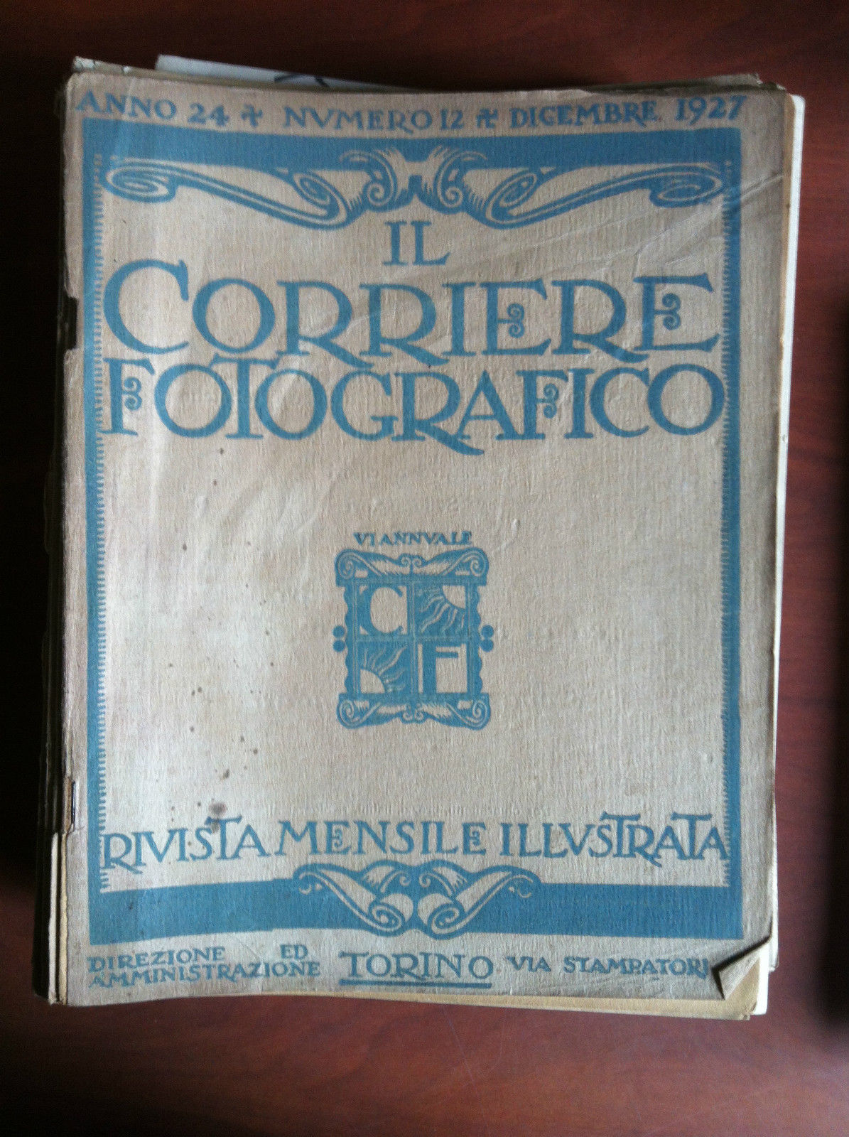 Il Corriere Fotografico anno 24 n^ 12 Dicembre 1927 - …
