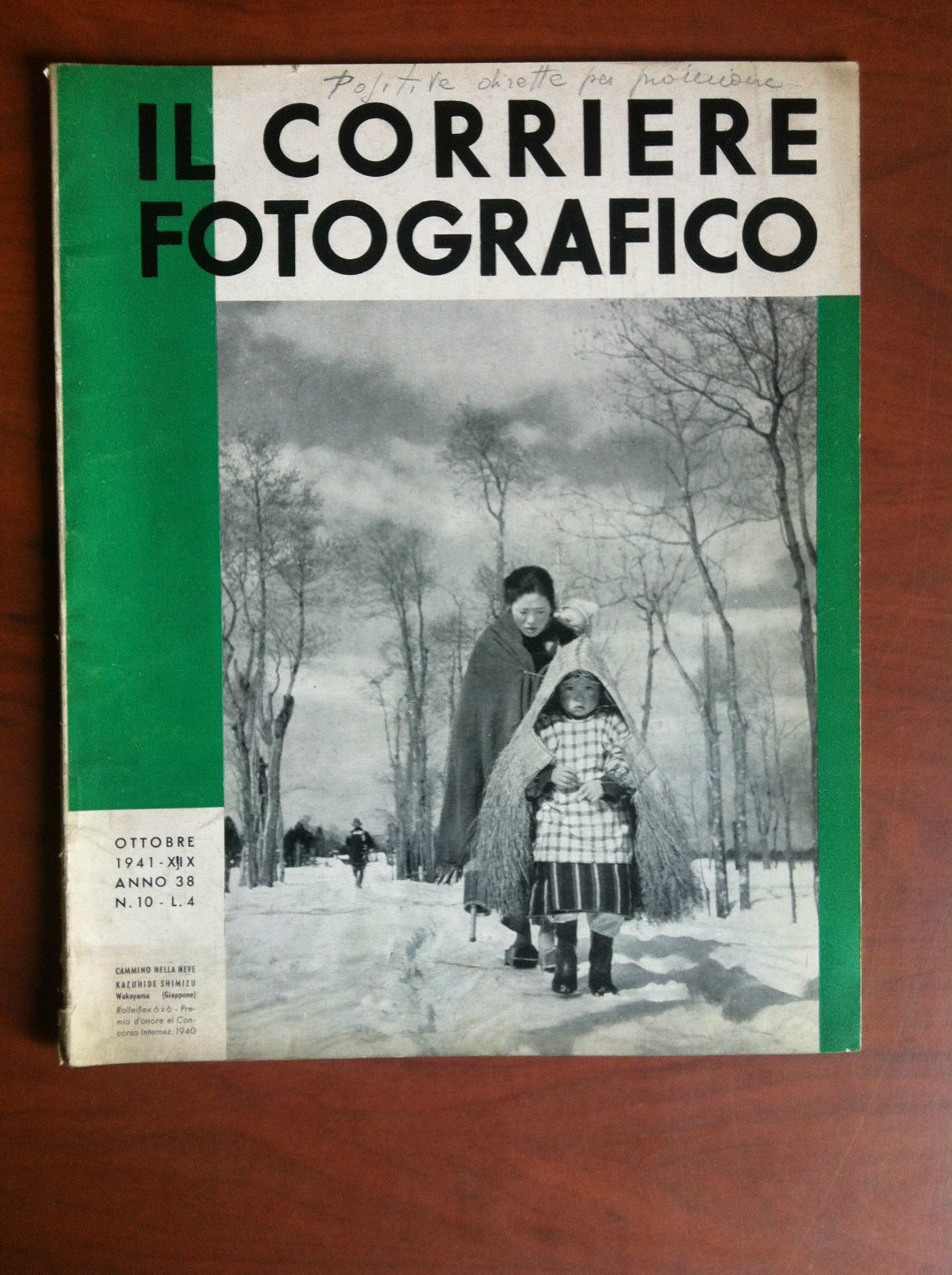 Il Corriere Fotografico anno 38 n^ 10 Ottobre 1941 - …
