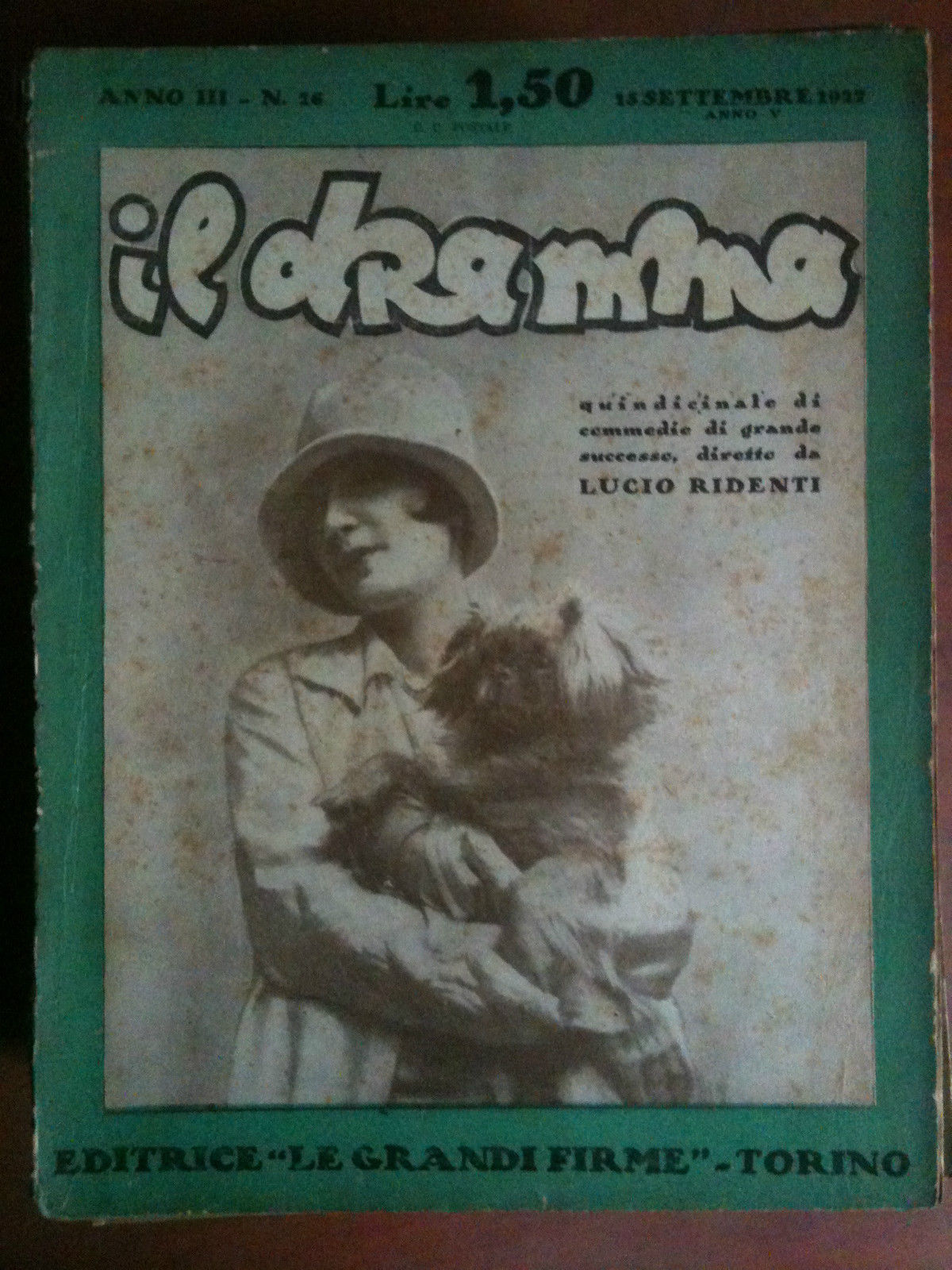 Il dramma Anno III n^ 26 Settembre 1927 di Lucio …
