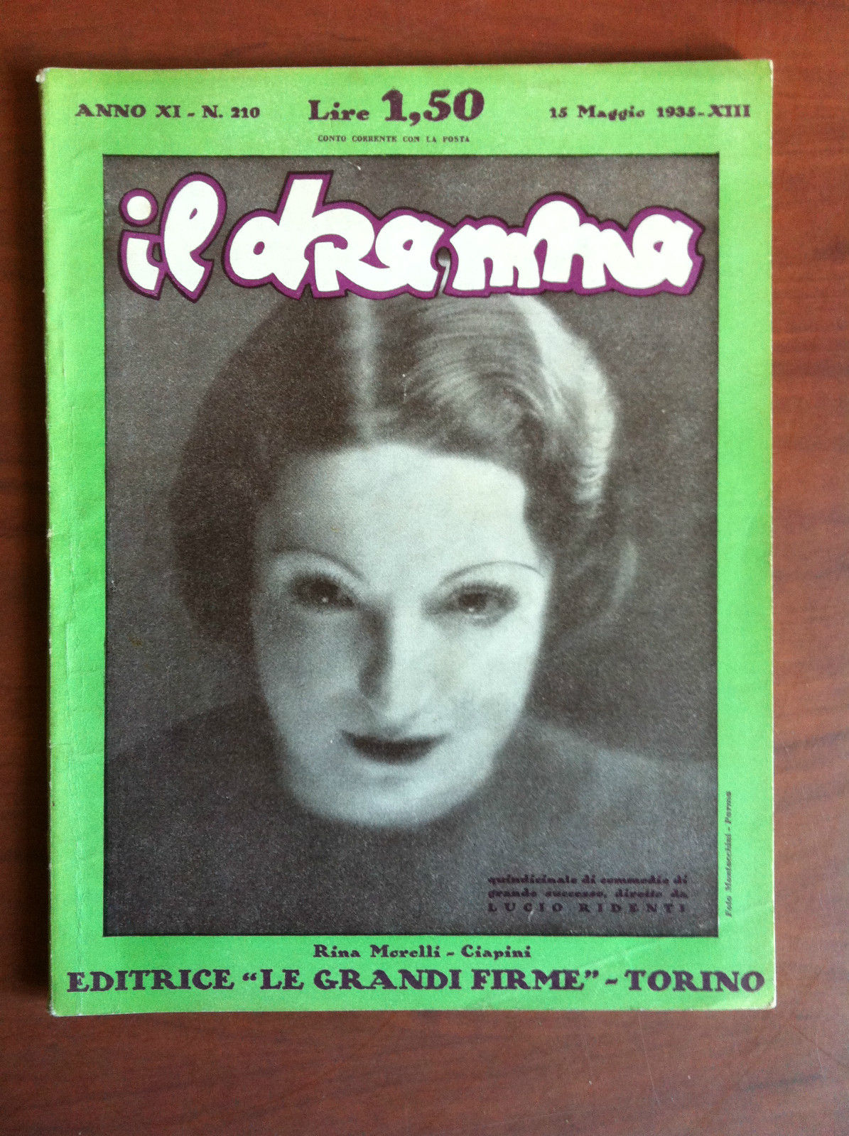 Il dramma Anno XI n^ 210 Maggio 1935 di Lucio …