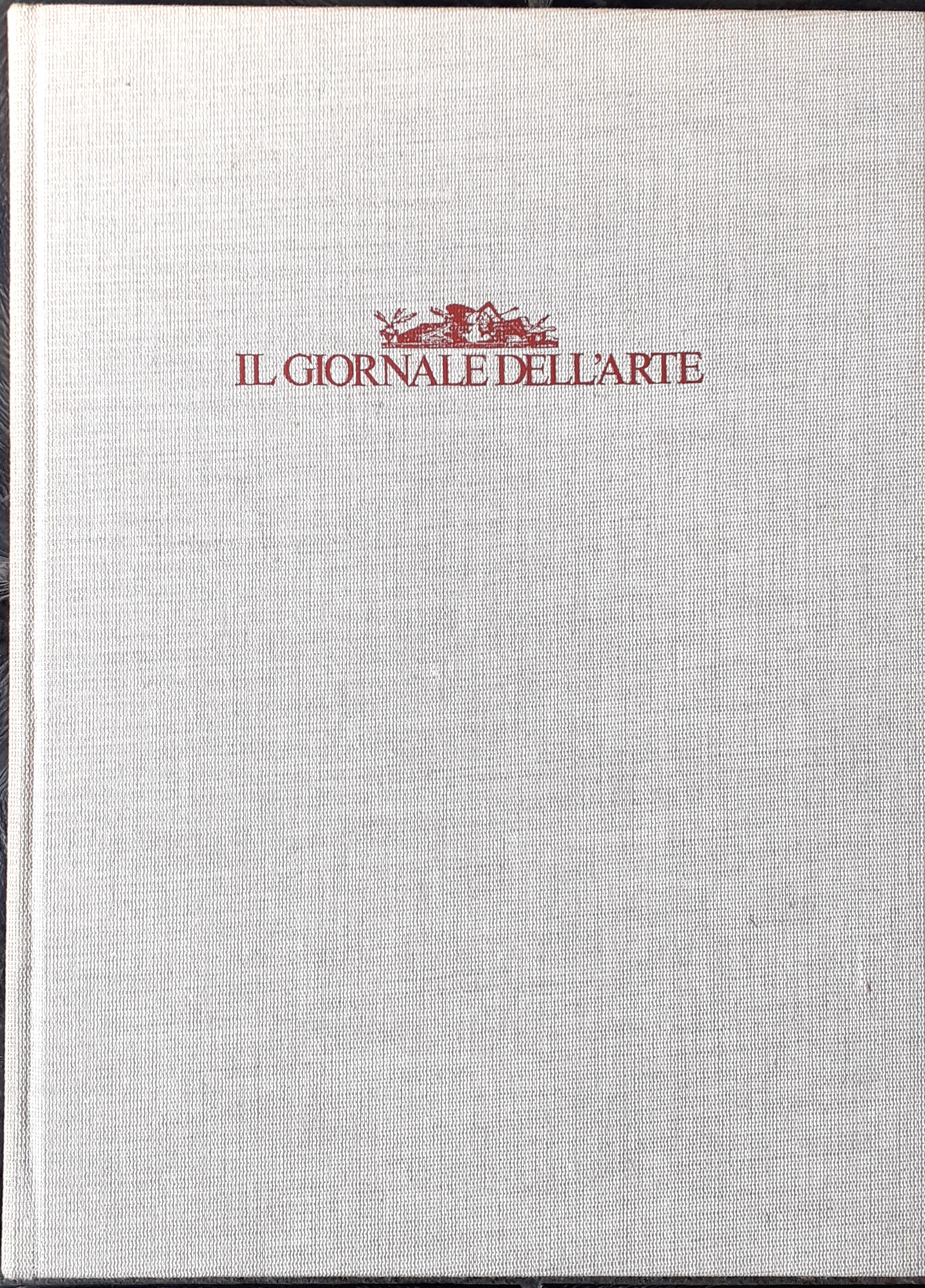 Il Giornale dell'Arte Anno III rilegato 1985