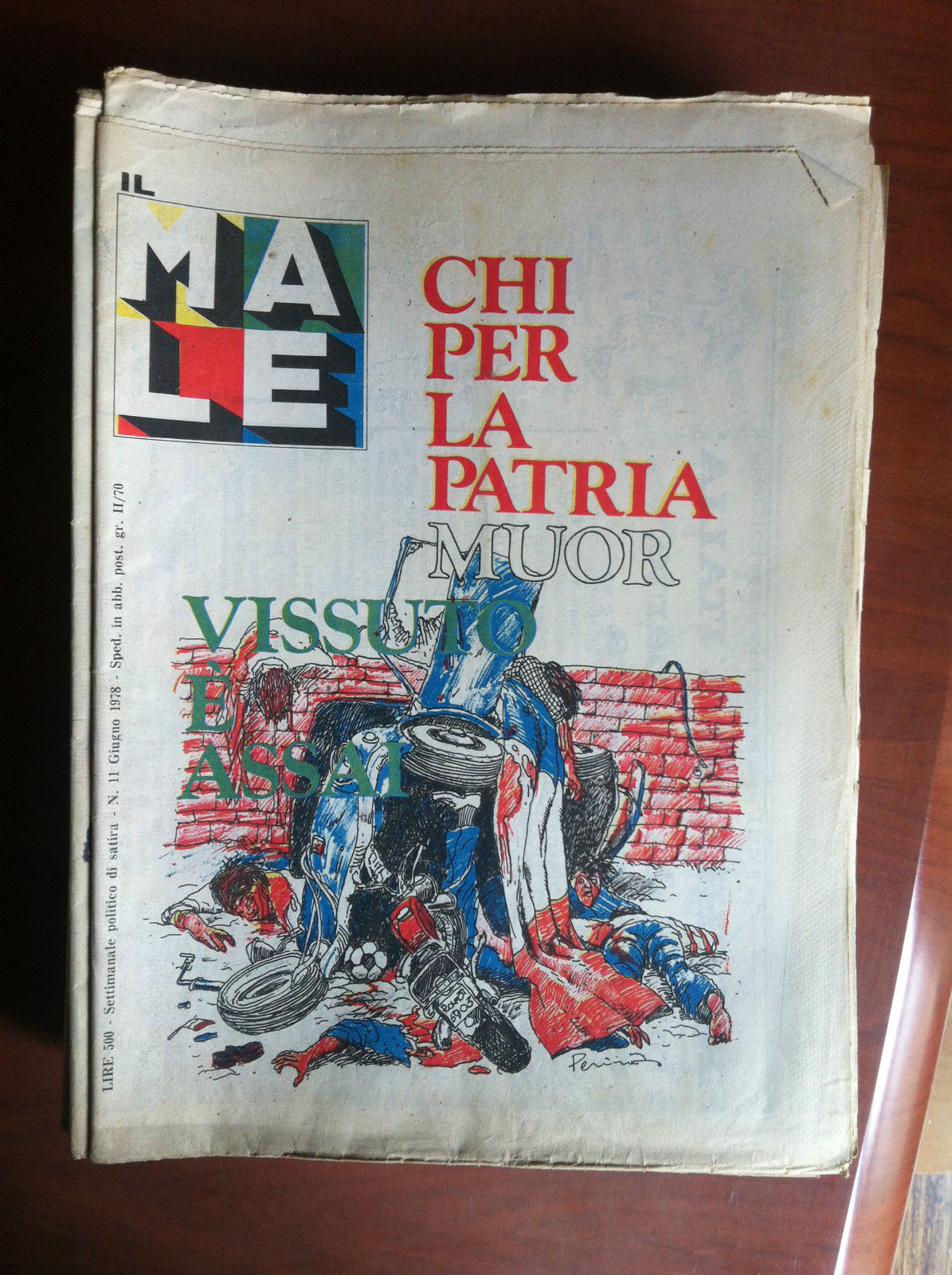Il Male Quattordicinale Politico di satira n^ 11 Giugno 1978 …