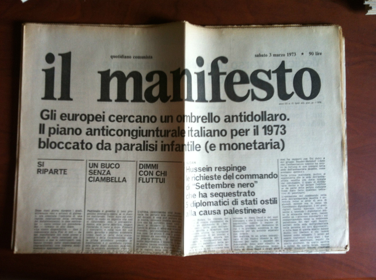 Il Manifesto anno III n^ 53 Sabato 3 Marzo1973 - …