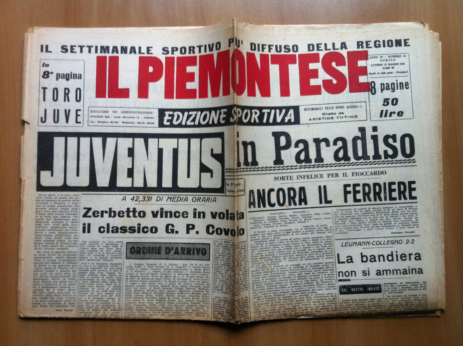 Il Piemontese n^ 12- Lunedì 27 Marzo 1961 - E13617