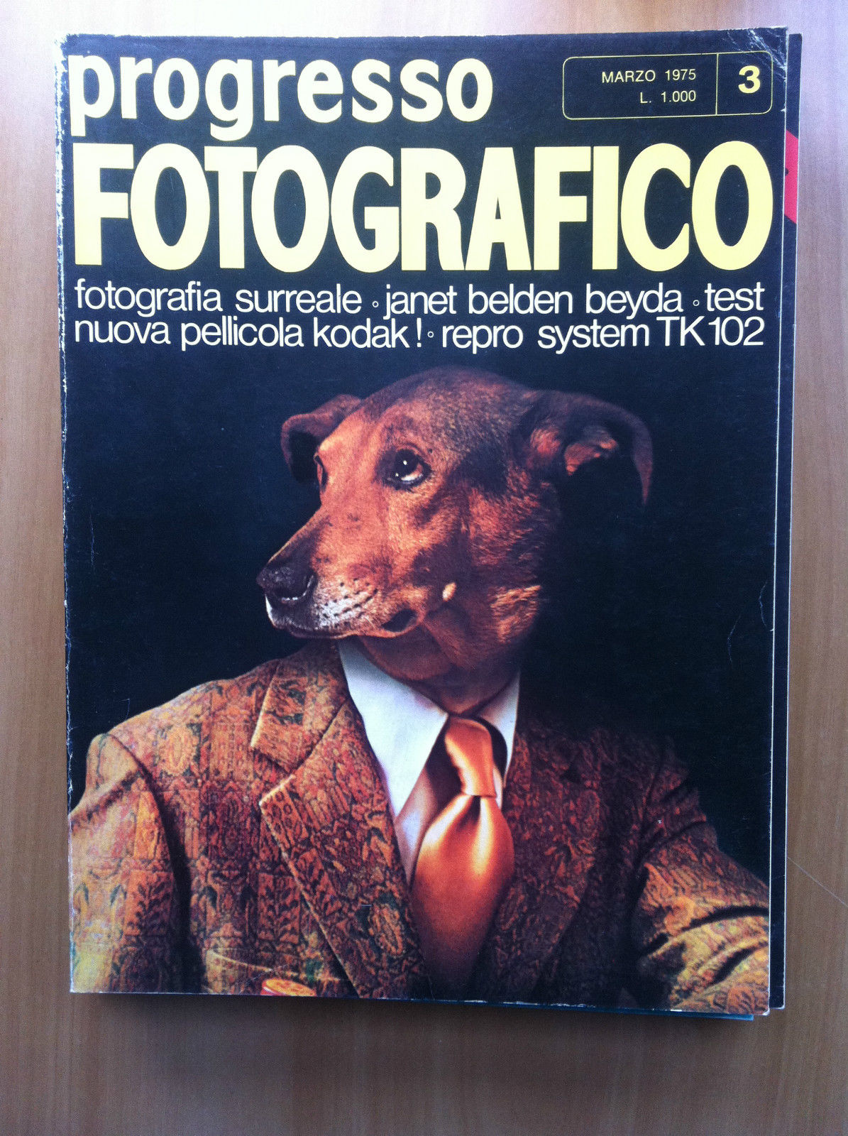 Il Progresso Fotografico n^ 3 Marzo 1975 Cover: Janet Belden …