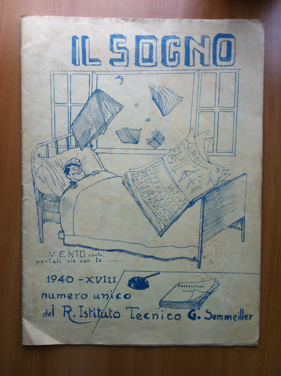 Il sogno numero unico del Regio Istituto Tecnico Sommellier 1940 …