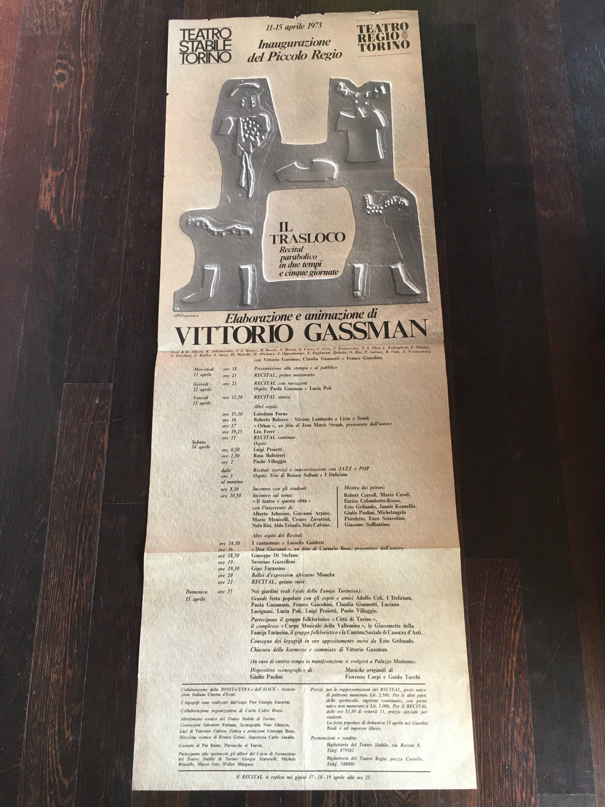 Il Trasloco Vittorio Gassman Teatro Regio Torino 1073 - P230