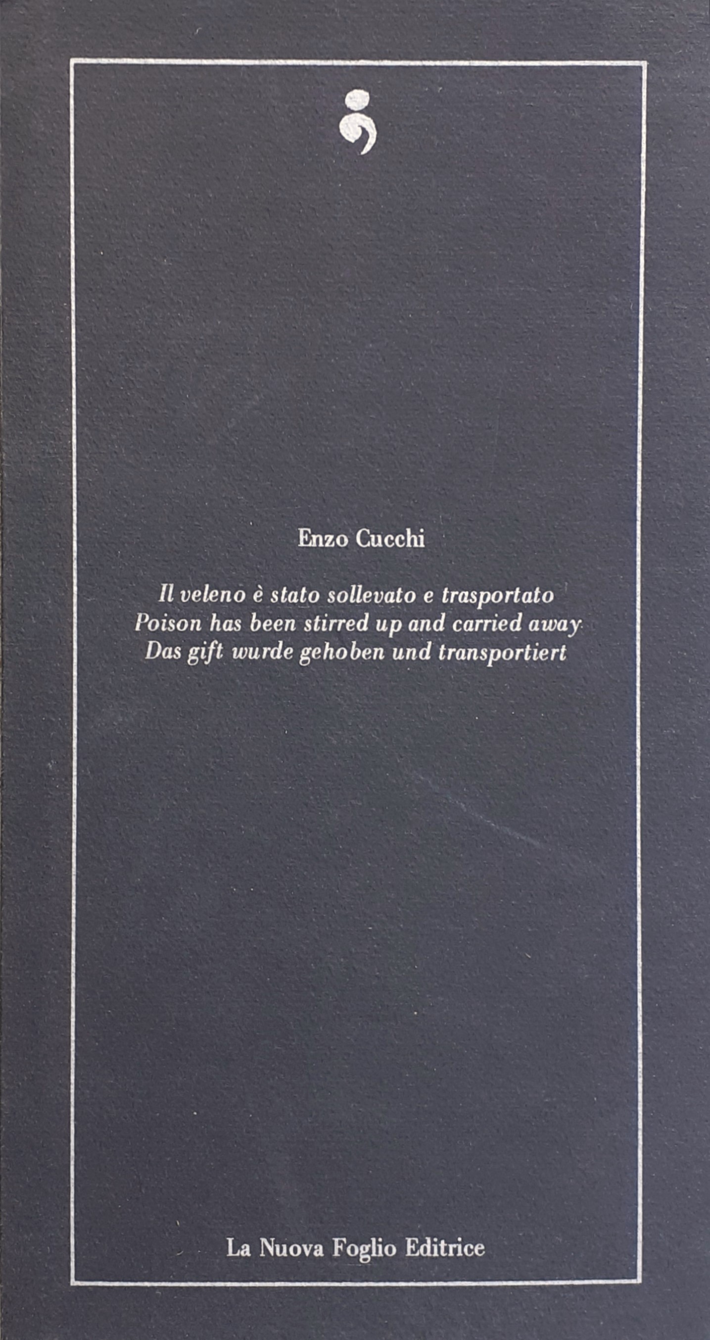 Il veleno è stato sollevato e trasportato. Poison has been …