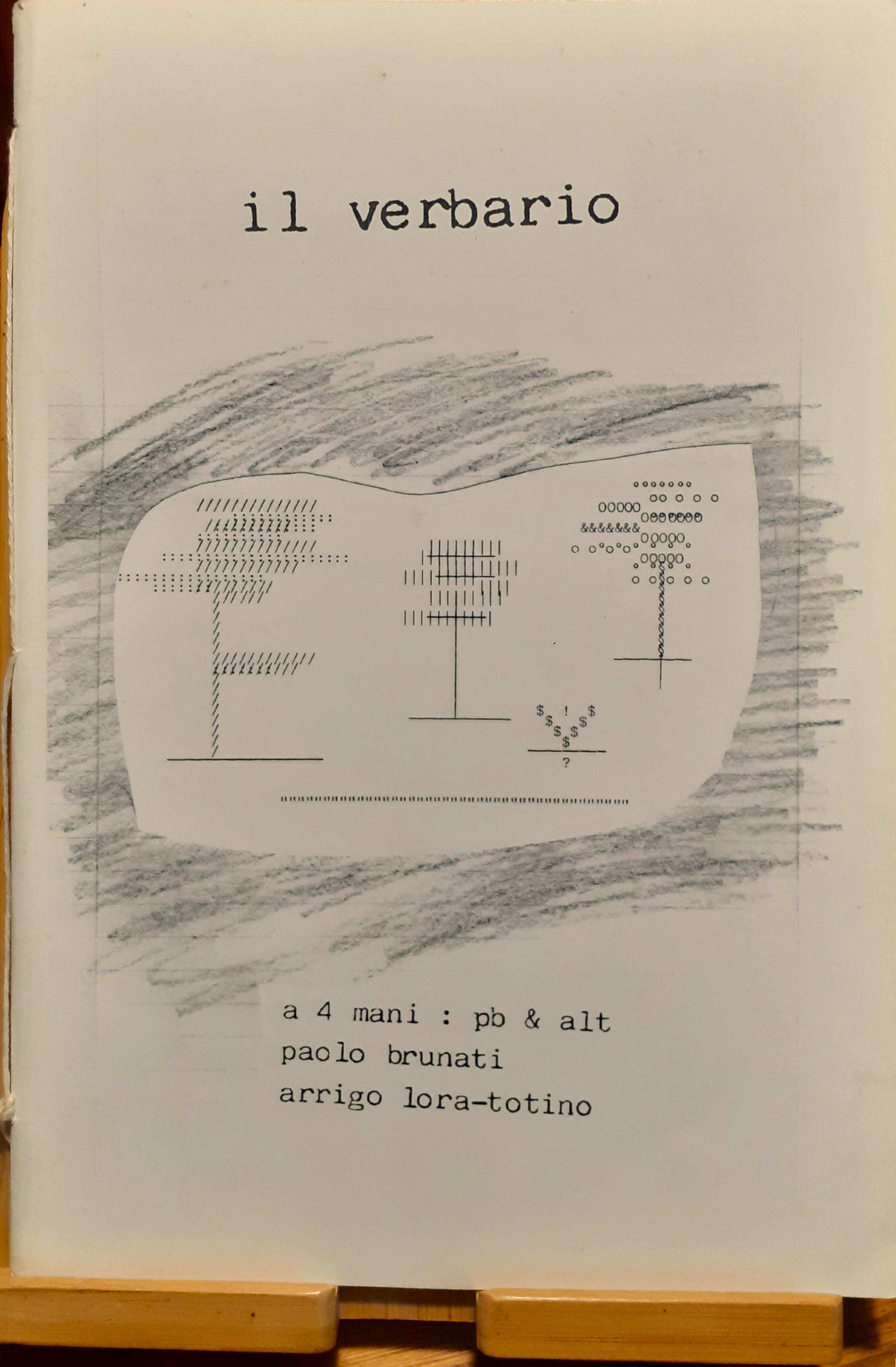 il verbario Poesia visiva-Tiratura limitata a copie 30 autografate.