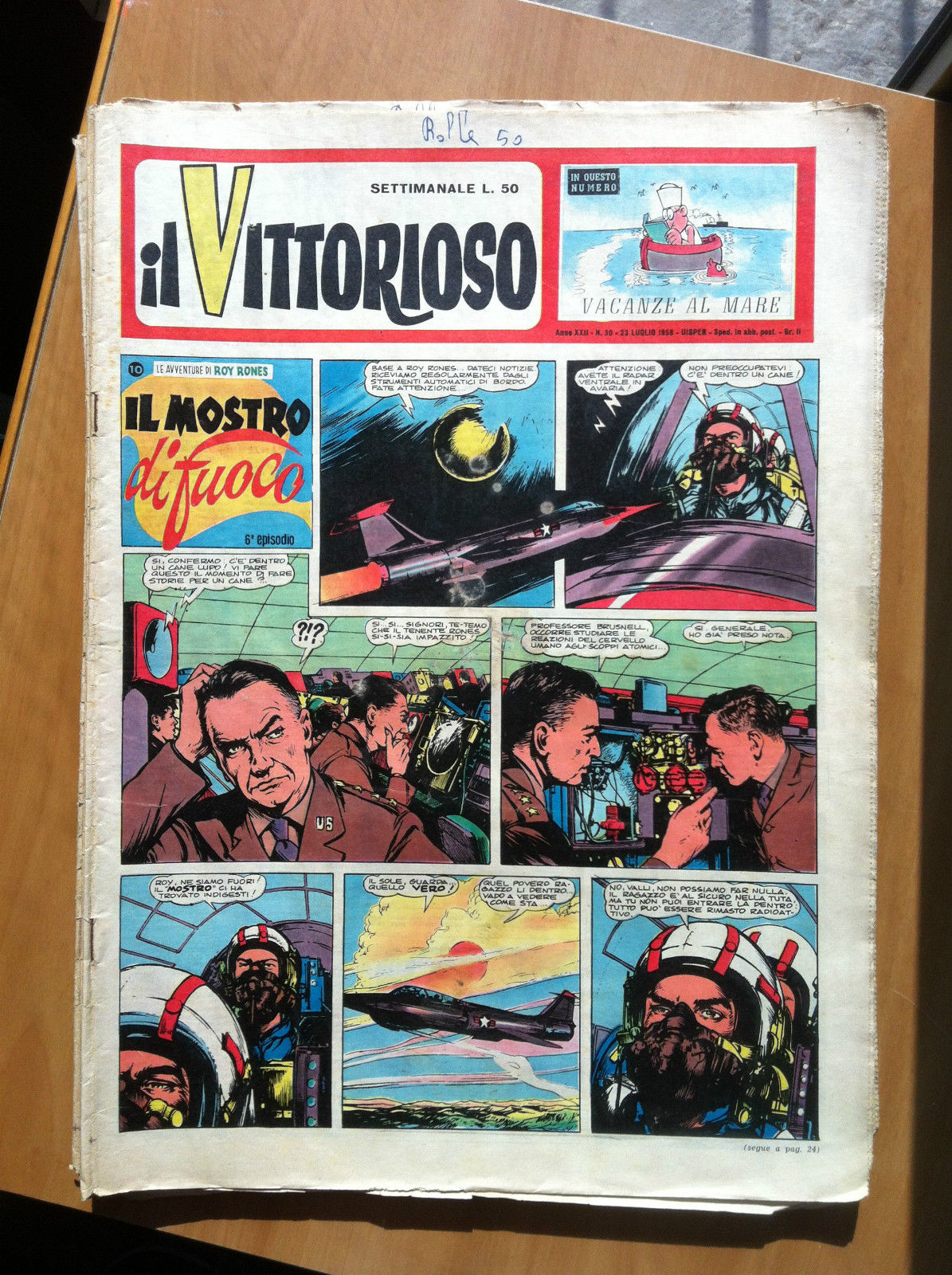 il Vittorioso settimanale Anno XXII n^ 30 - 23 Luglio …