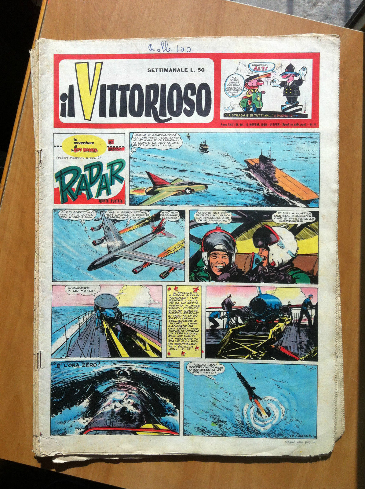 il Vittorioso settimanale Anno XXII n^ 46 - 12 Novembre …