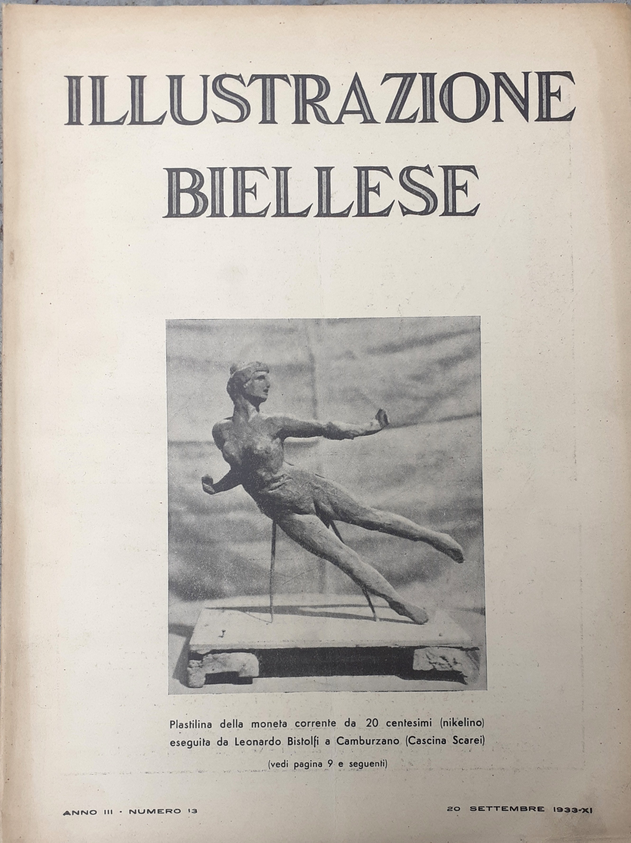 Illustrazione Biellese settembre 1933