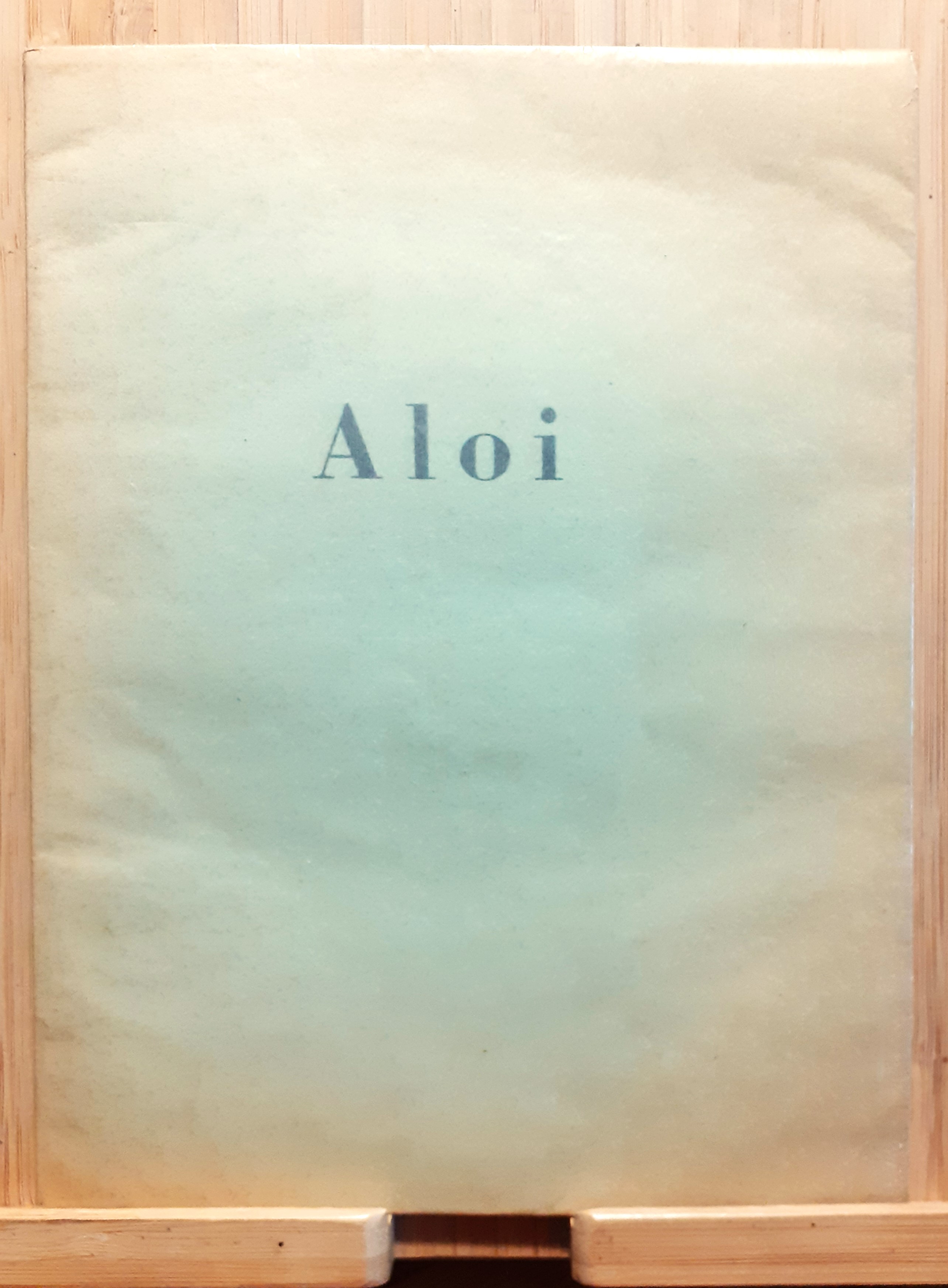 Incontro con Aloi / Aloi