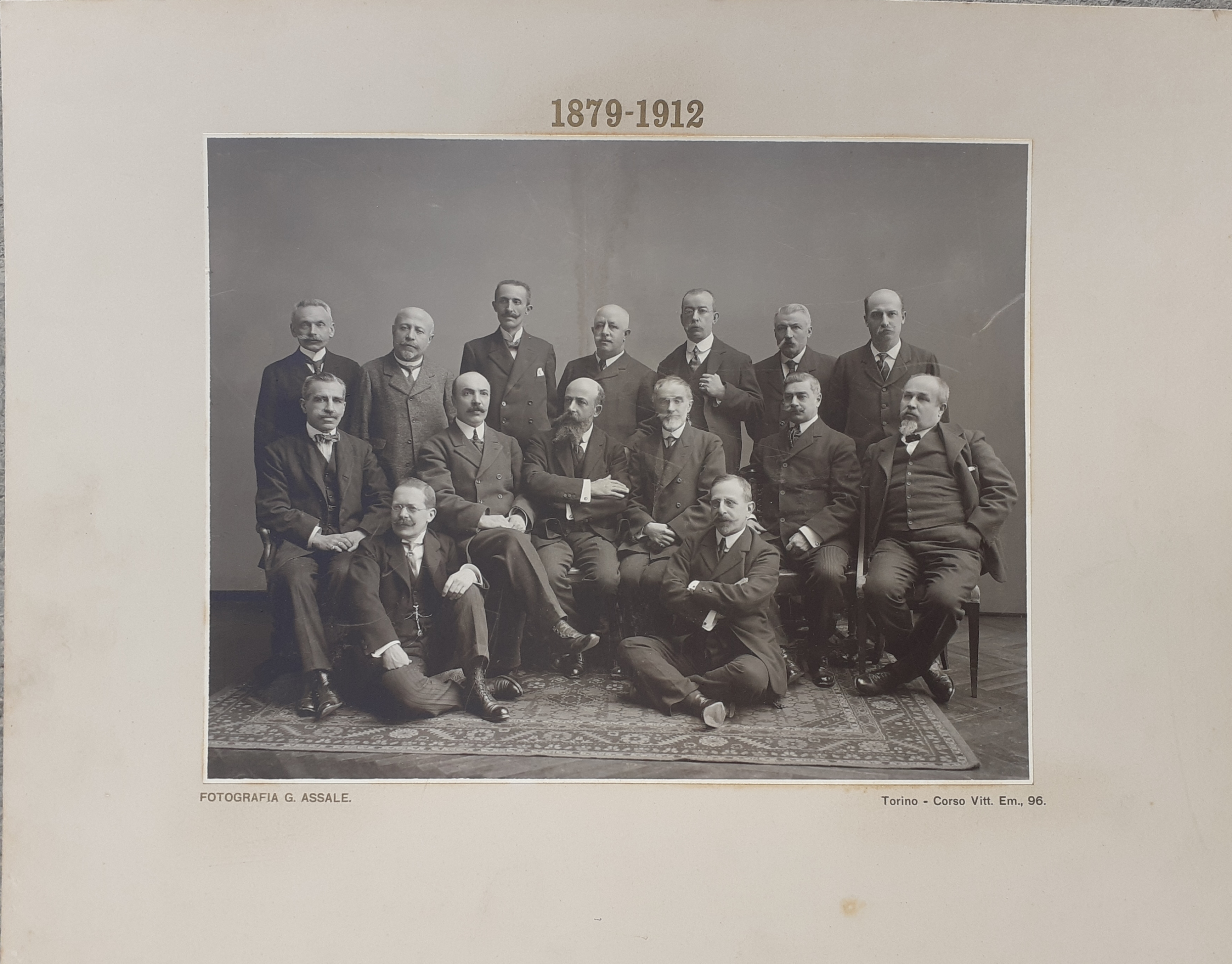 Ingrandimento ai sali d'argento fotografia G. Assale Torino 1912