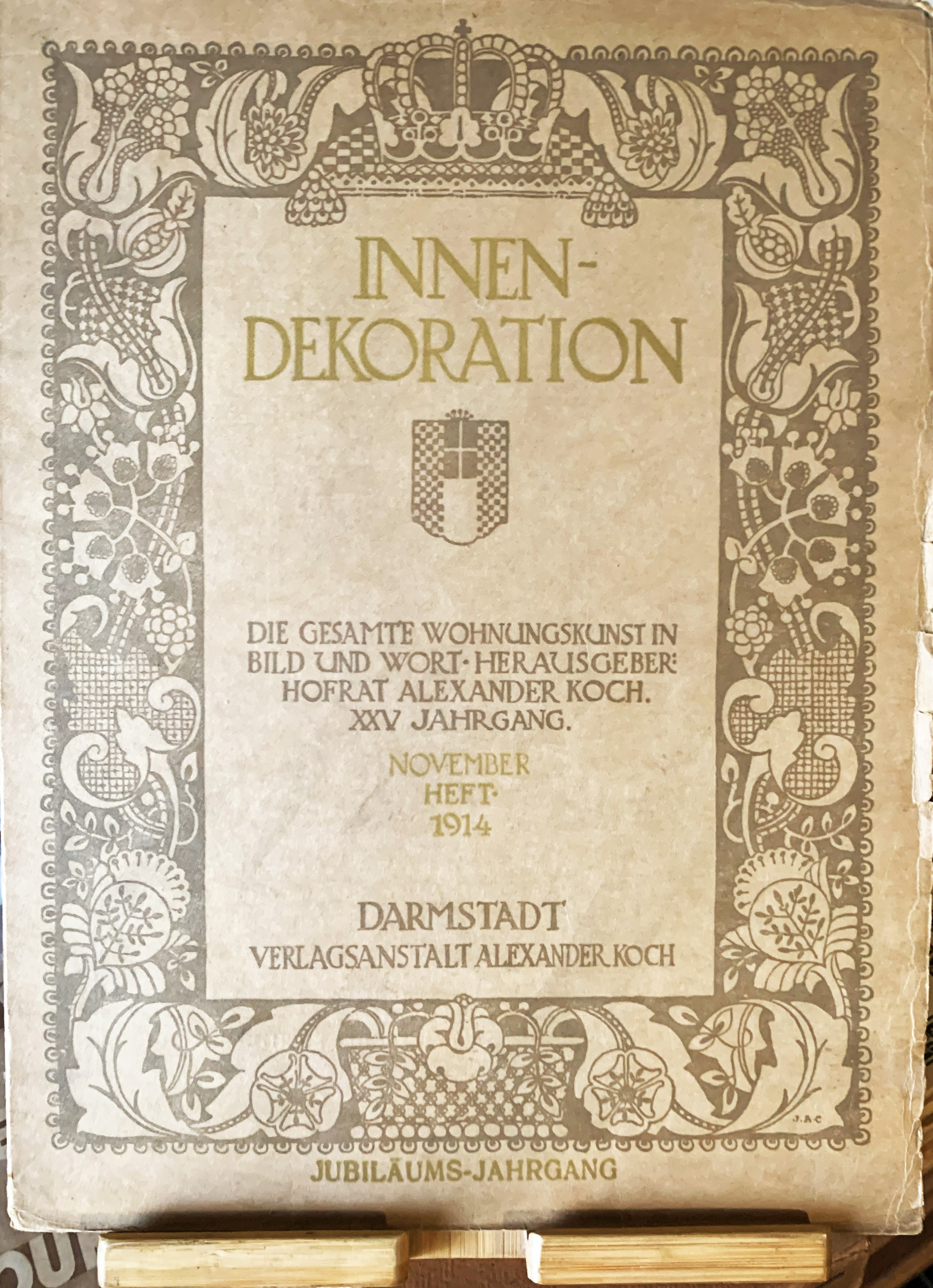 Innen-Dekoration. Die Gesamte Wohnungskunst in Bild und Wort