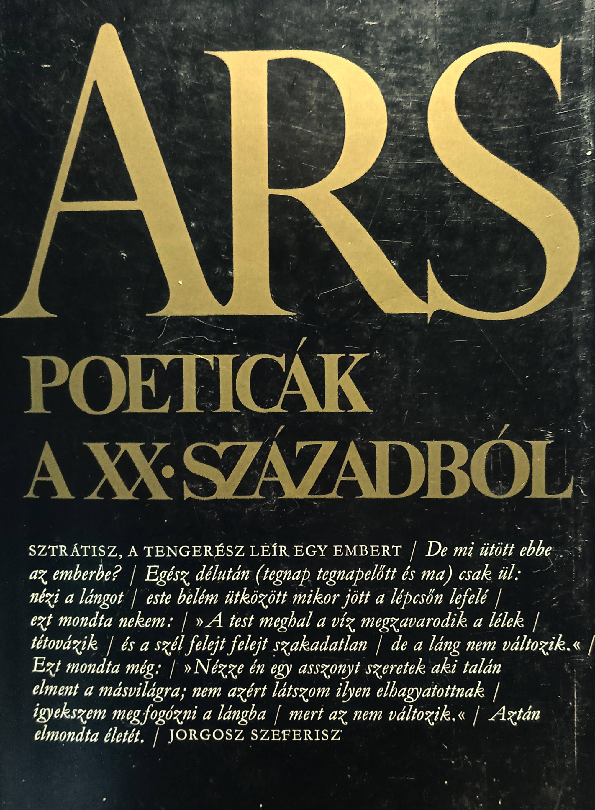 Irodalom Képz?m?vészet Zene. Ars: poeticák a XX századból / Irodalom …