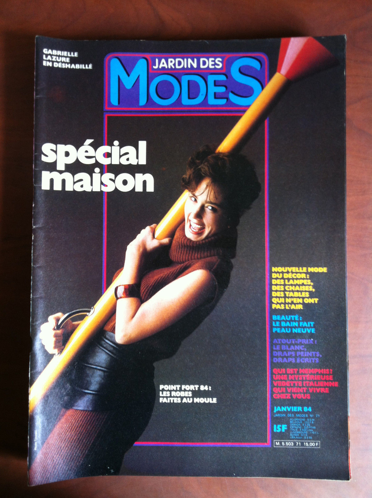 Jardin des Modes n^ 71 Janvier 1984 - E13296
