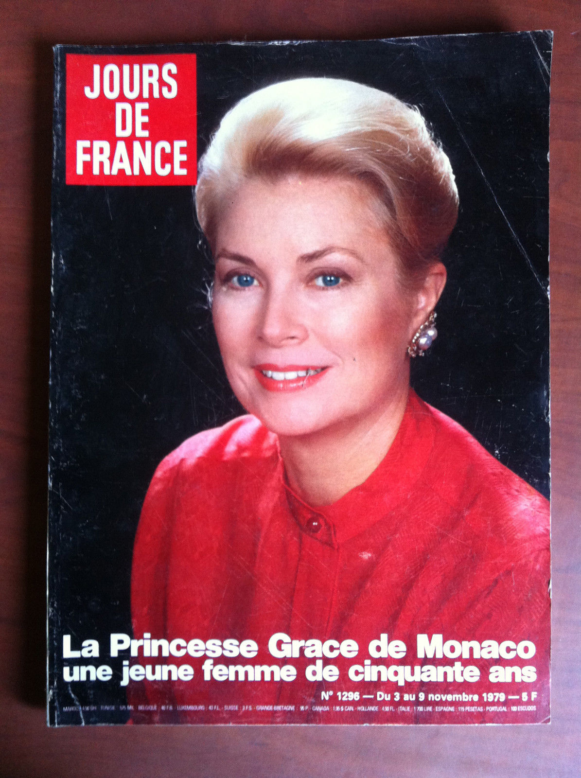 Jours de France n^ 1296 Novembre 1979 Couverture: Grace du …