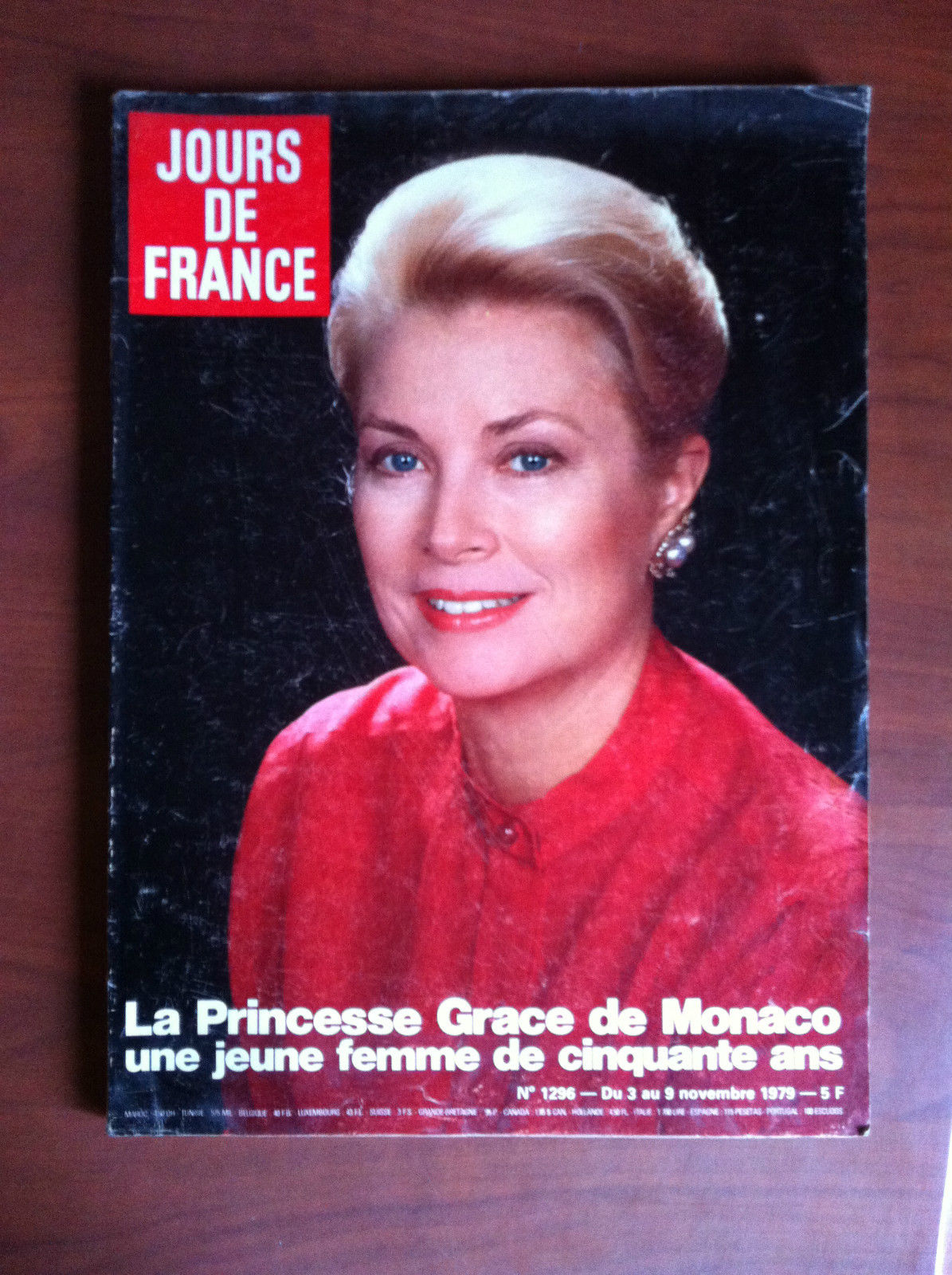 Jours de France n^ 1296 Novembre 1979 Couverture: Grace du …