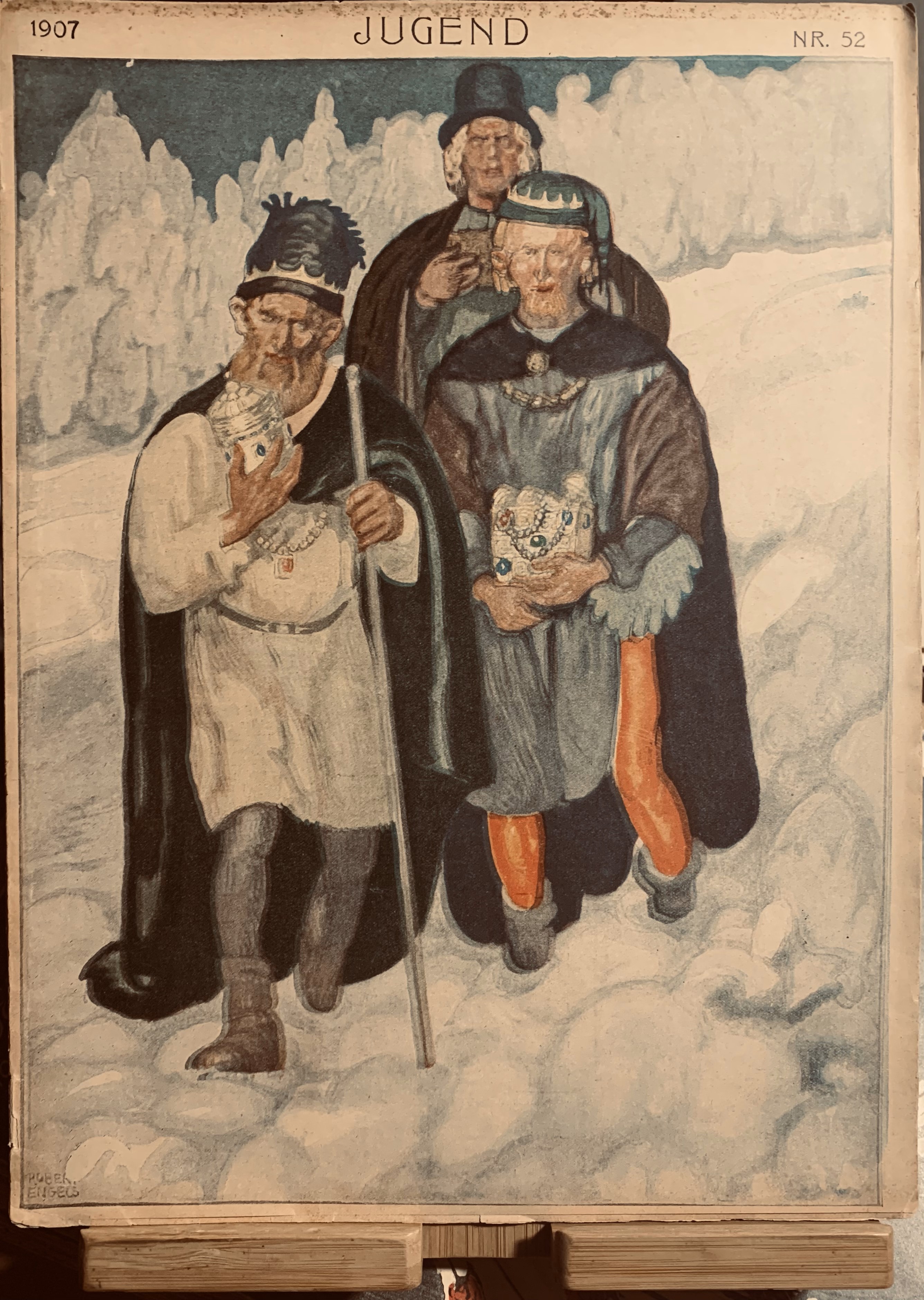 Jugend Settimanale Tedesco 1907 n^52