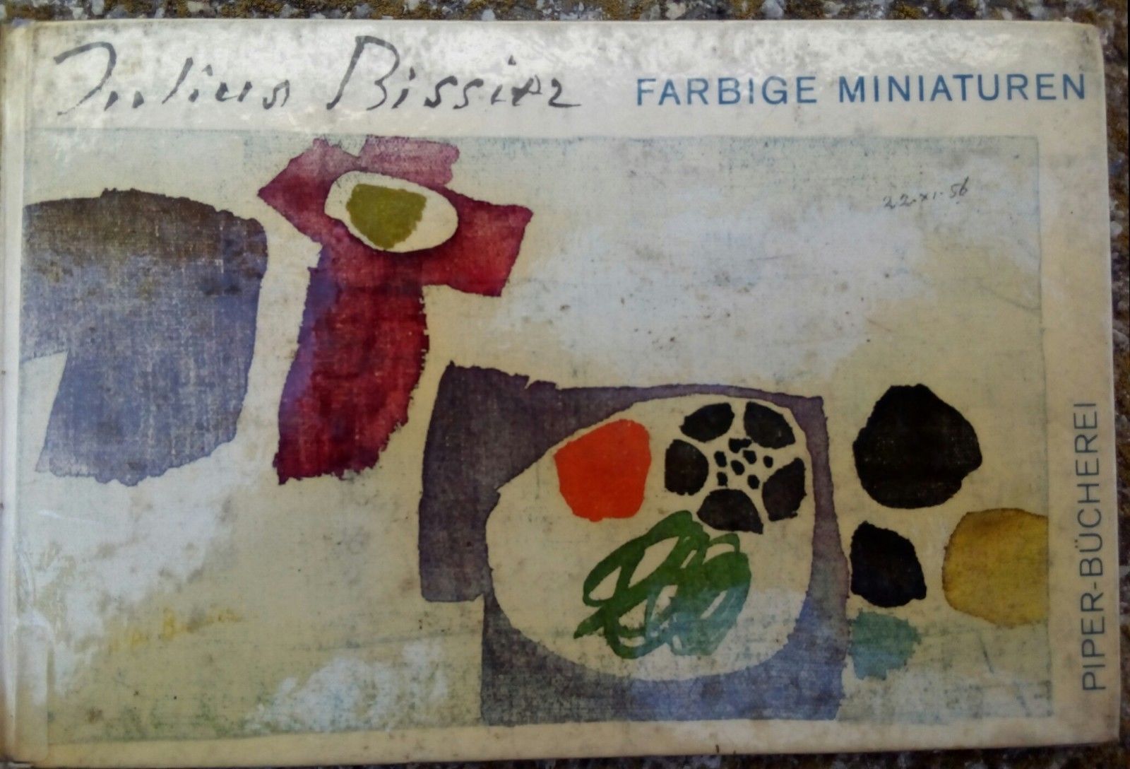 Julius Bissier Farbige Miniaturen Piper &amp; co Munchen 1960