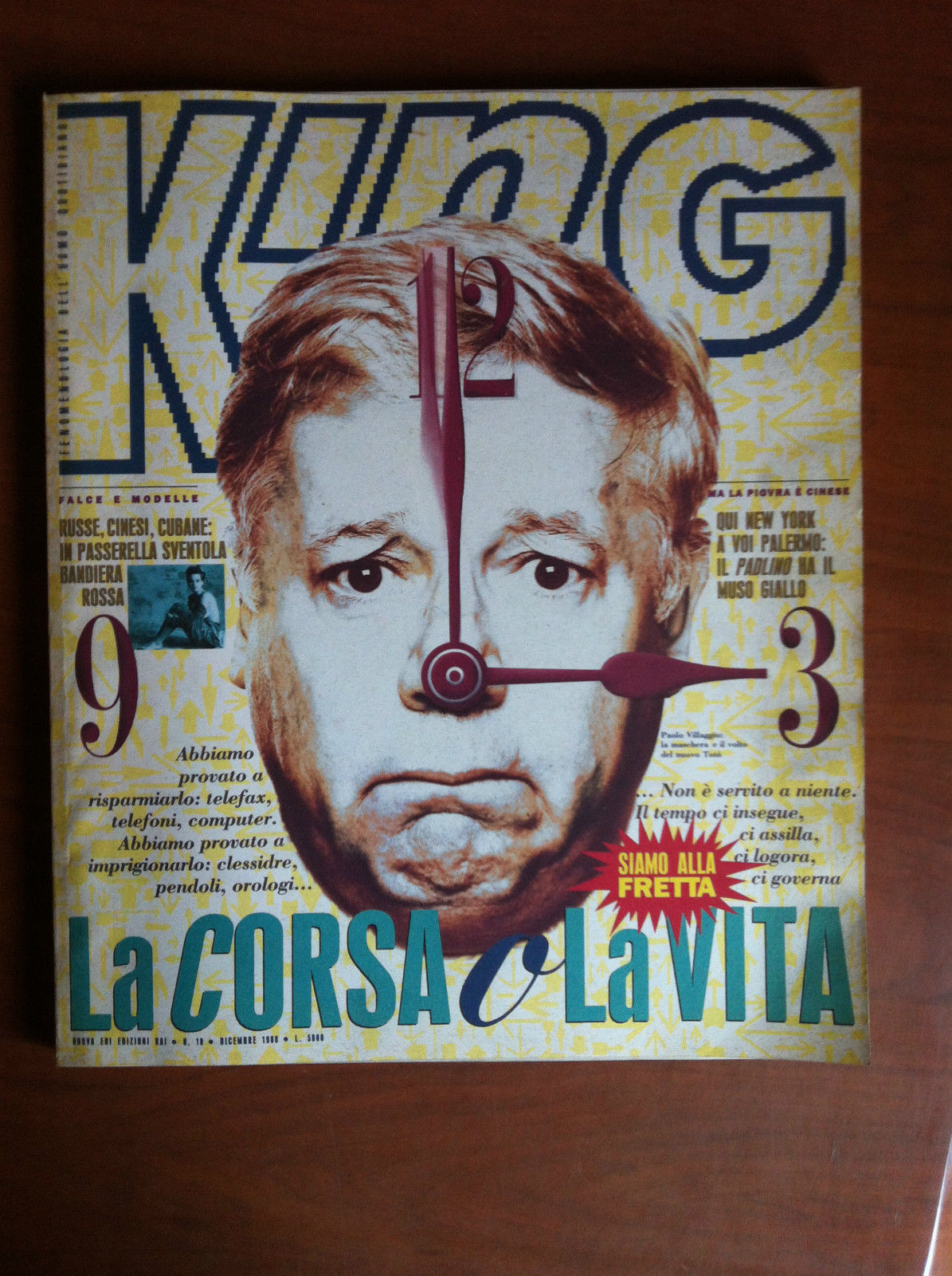 King N^ 10 Dicembre 1988 Cover: Paolo Villaggio - E9766