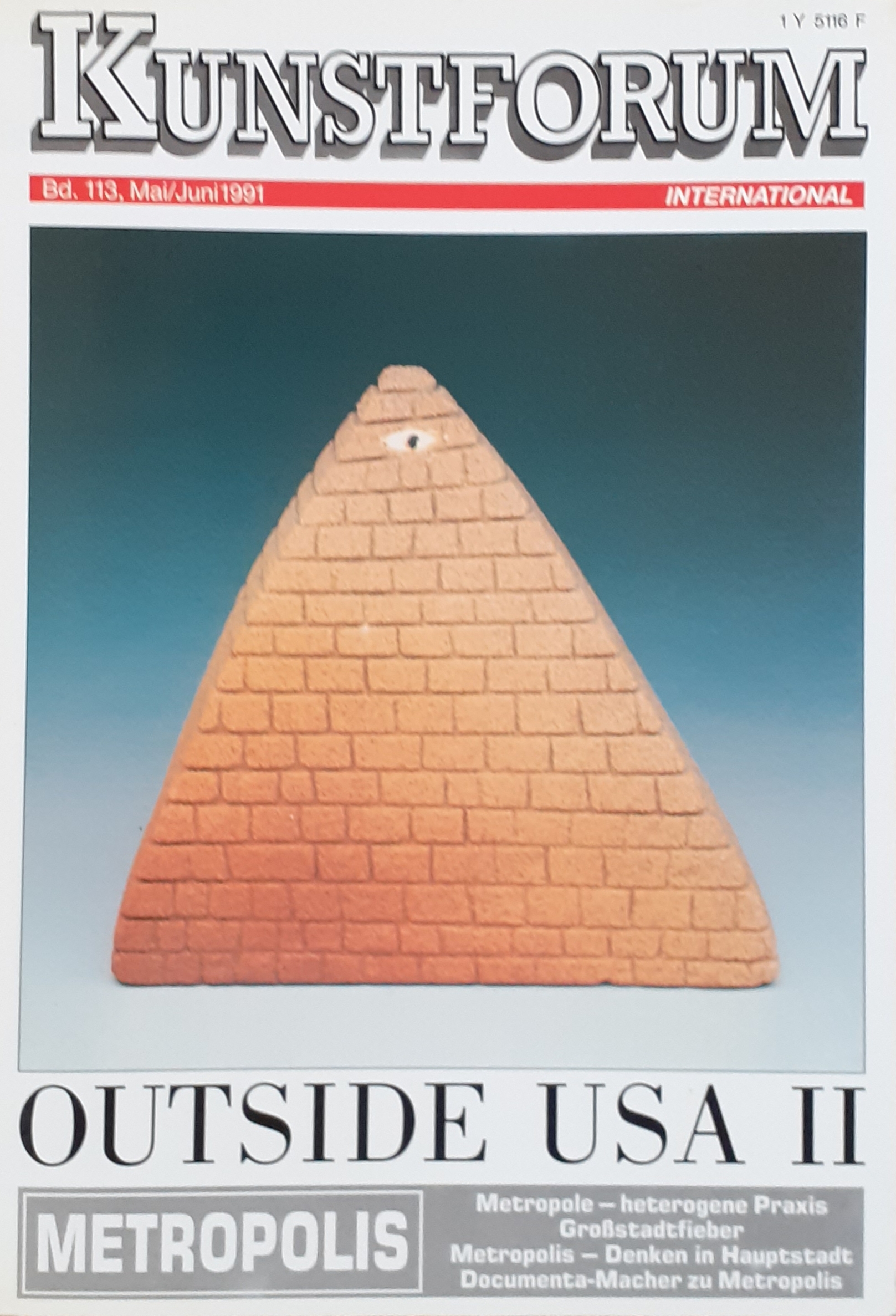 Kunstforum 113 Maggio/Giugno 1991 "Outside USA II" e6451