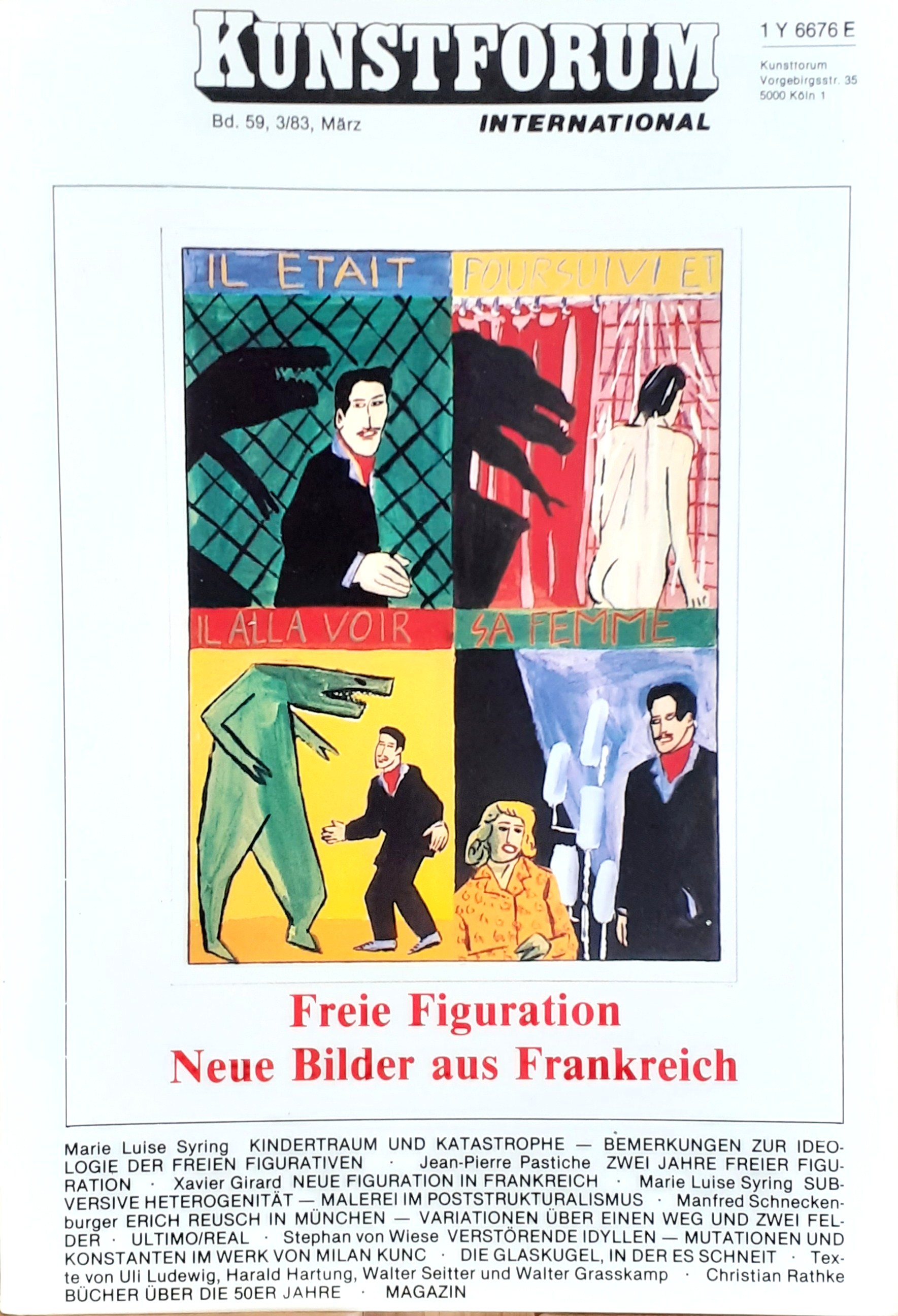 Kunstforum 59 marzo 1983 Freie Figuration E 6559