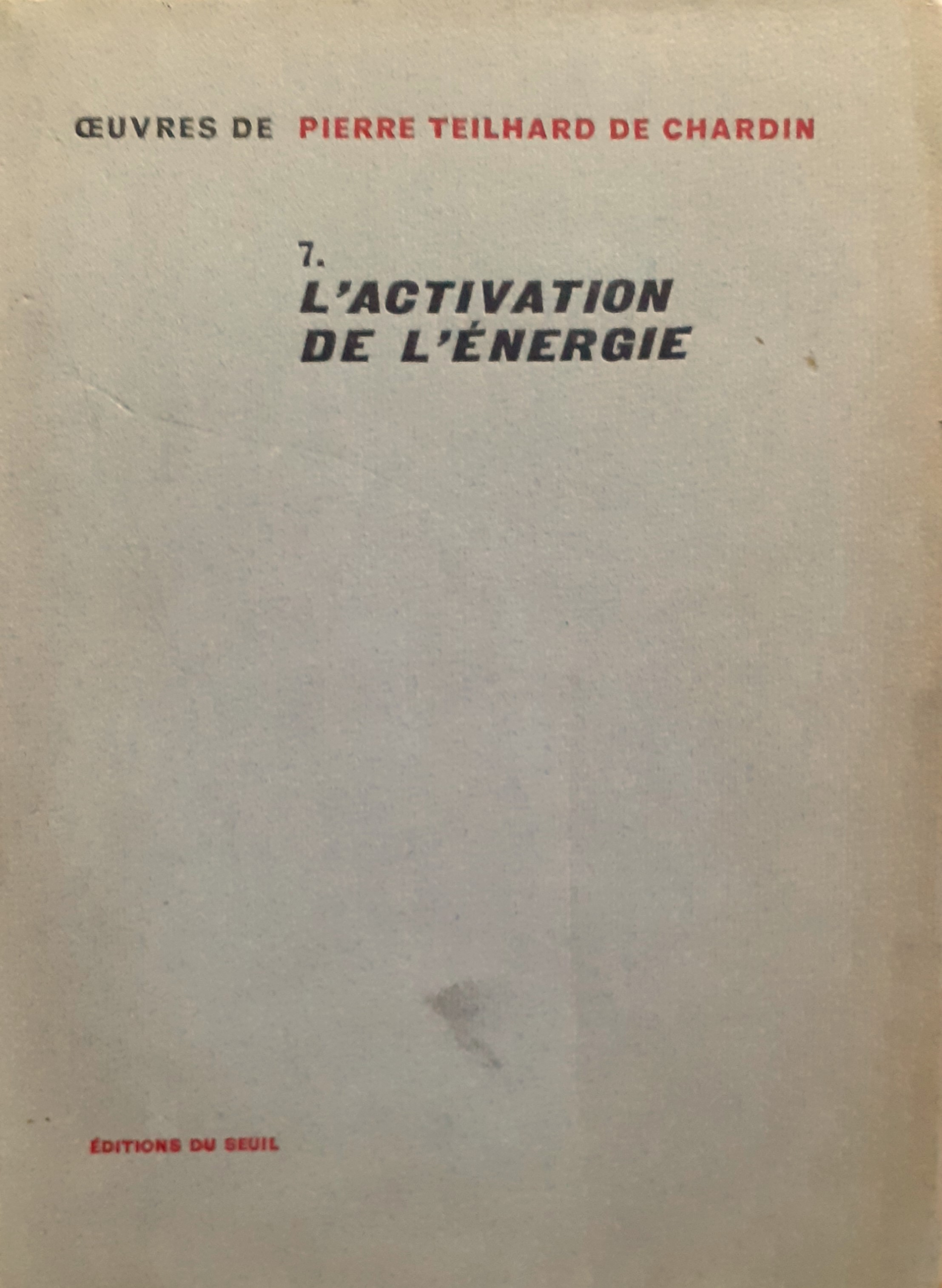 L'activation de l'énergie