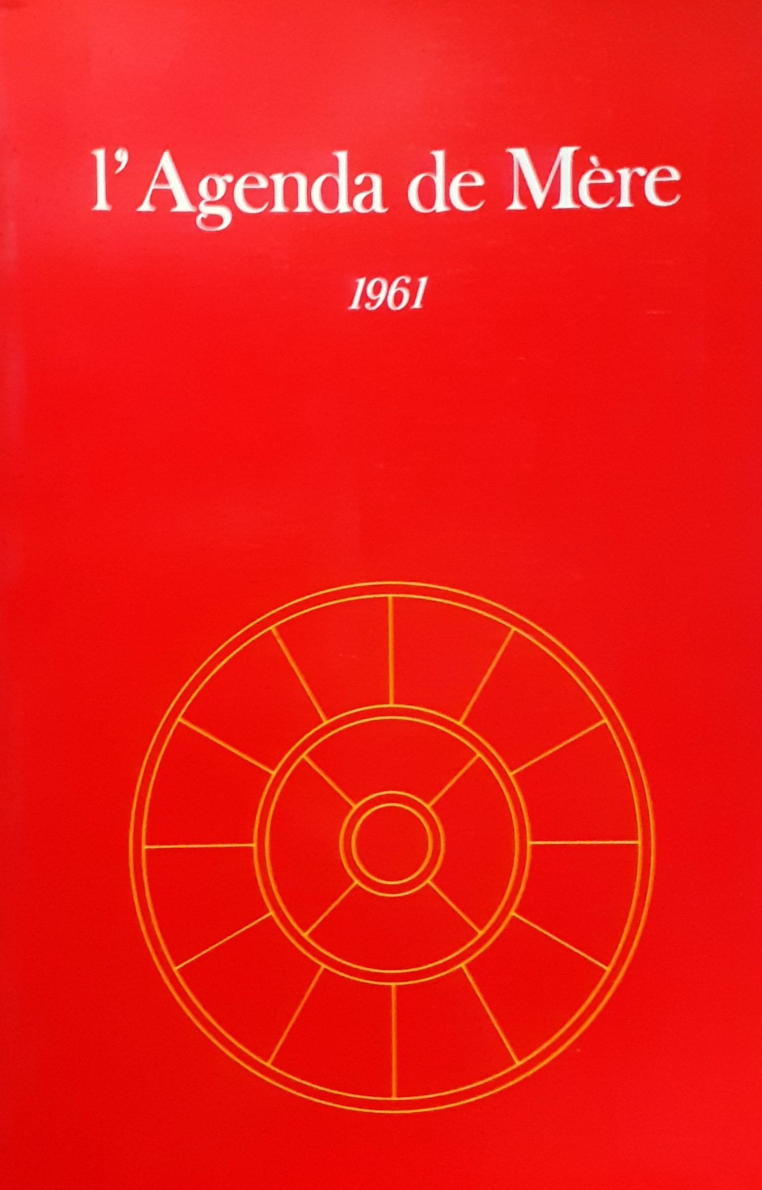l'Agenda de Mère 2. 1961