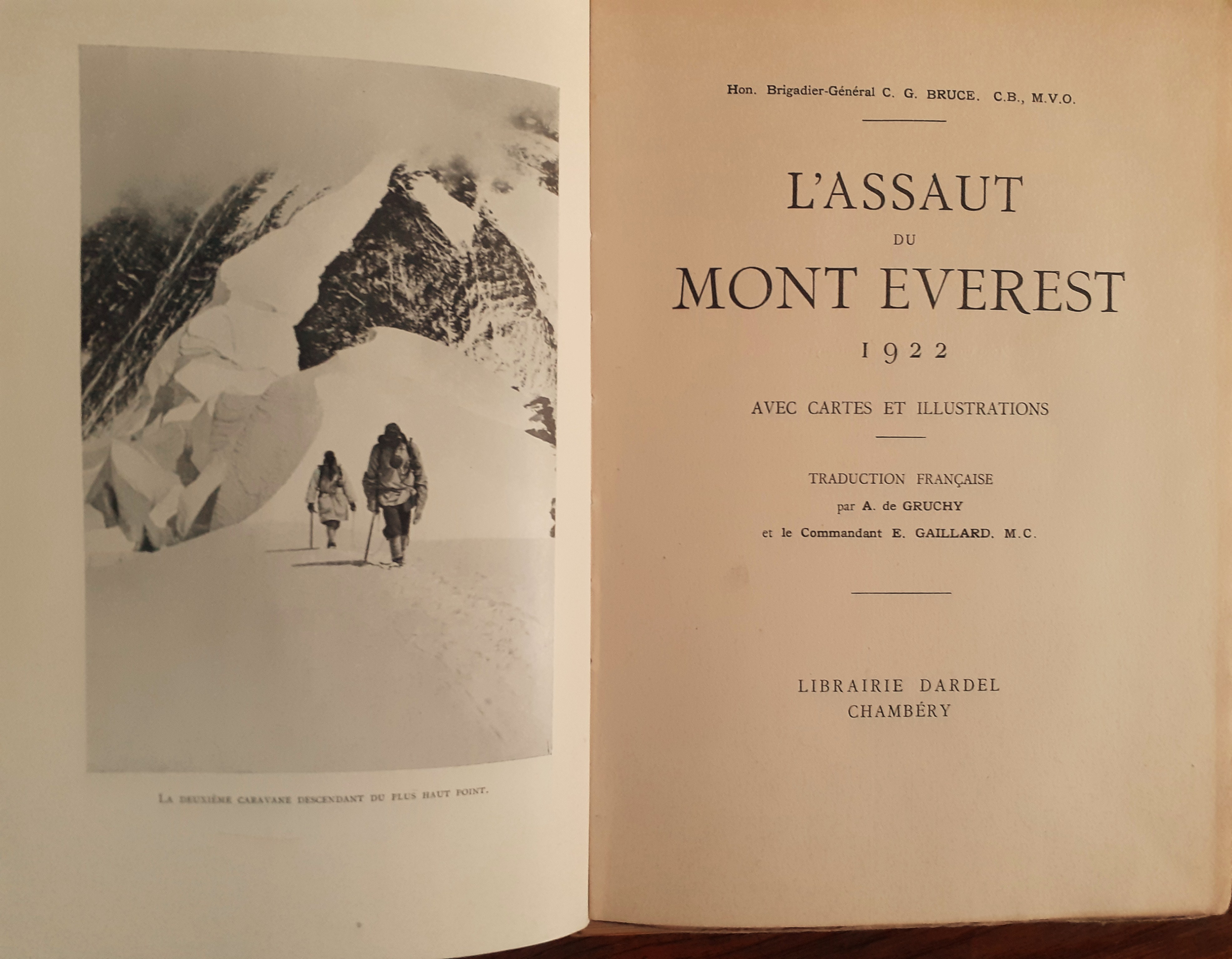 L'assaut du Mont Everest prima edizione francese del 1923