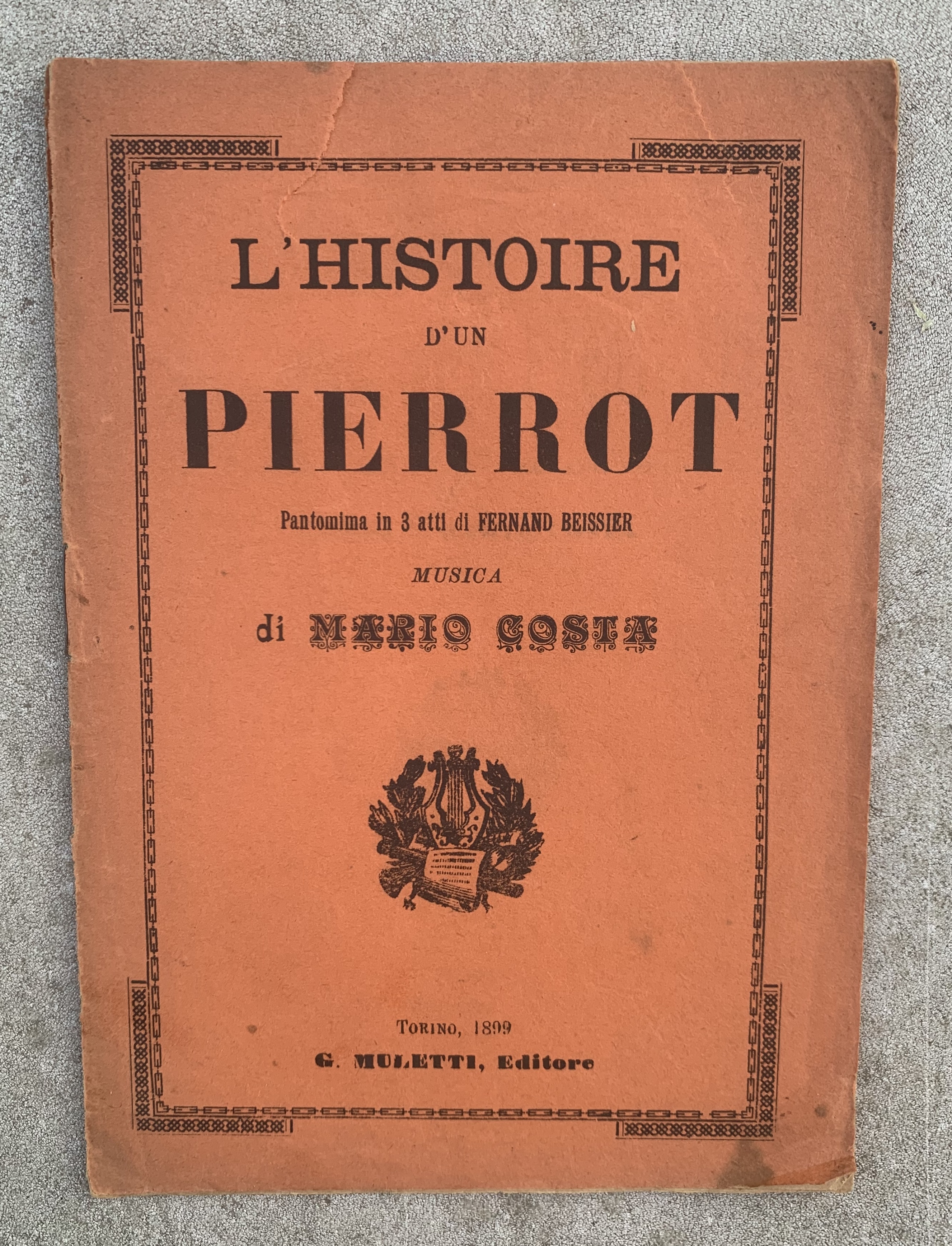 L'histoire d'un Pierrot