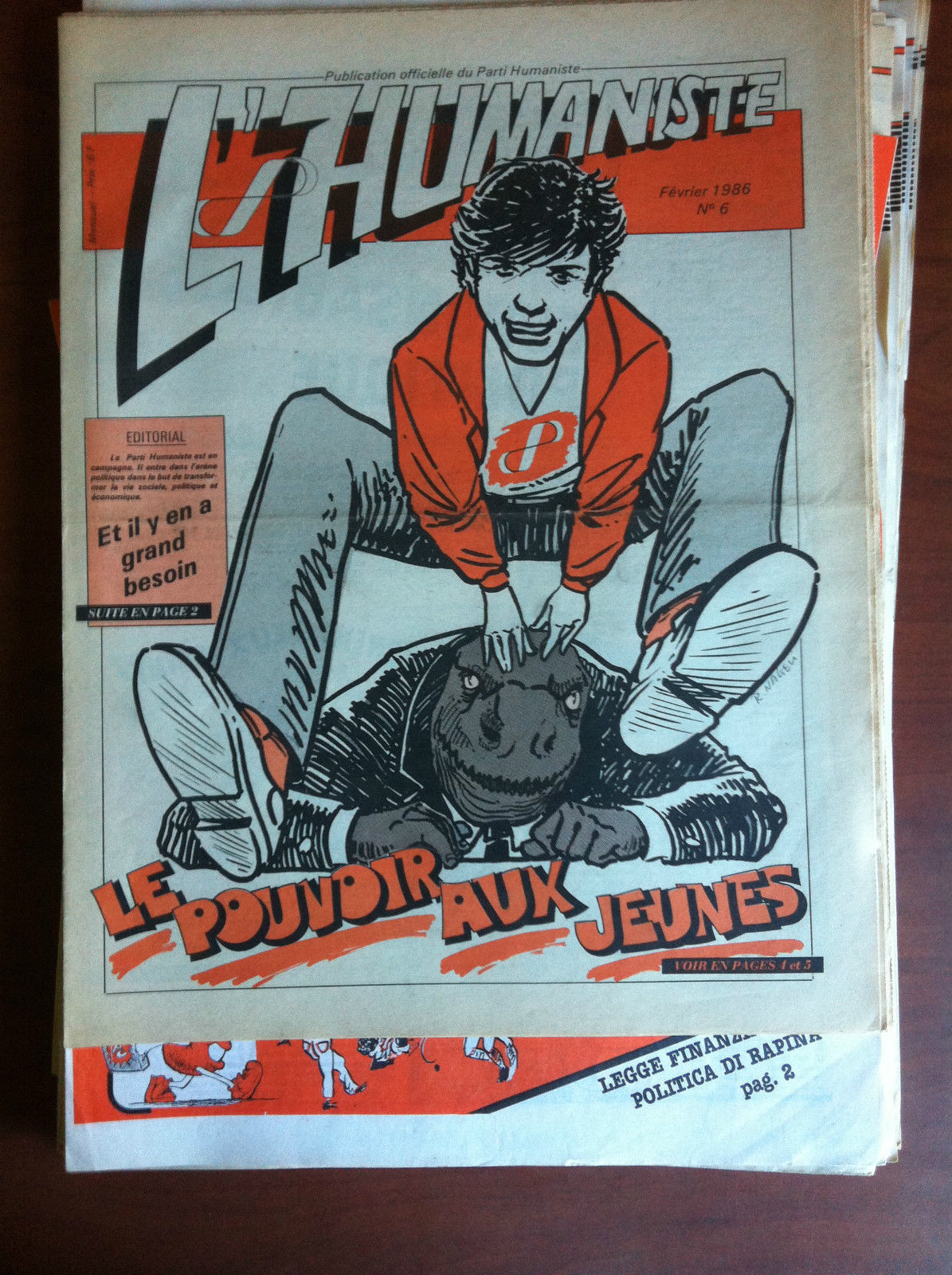 L'Humaniste n^ 6 Février 1986 - E11026