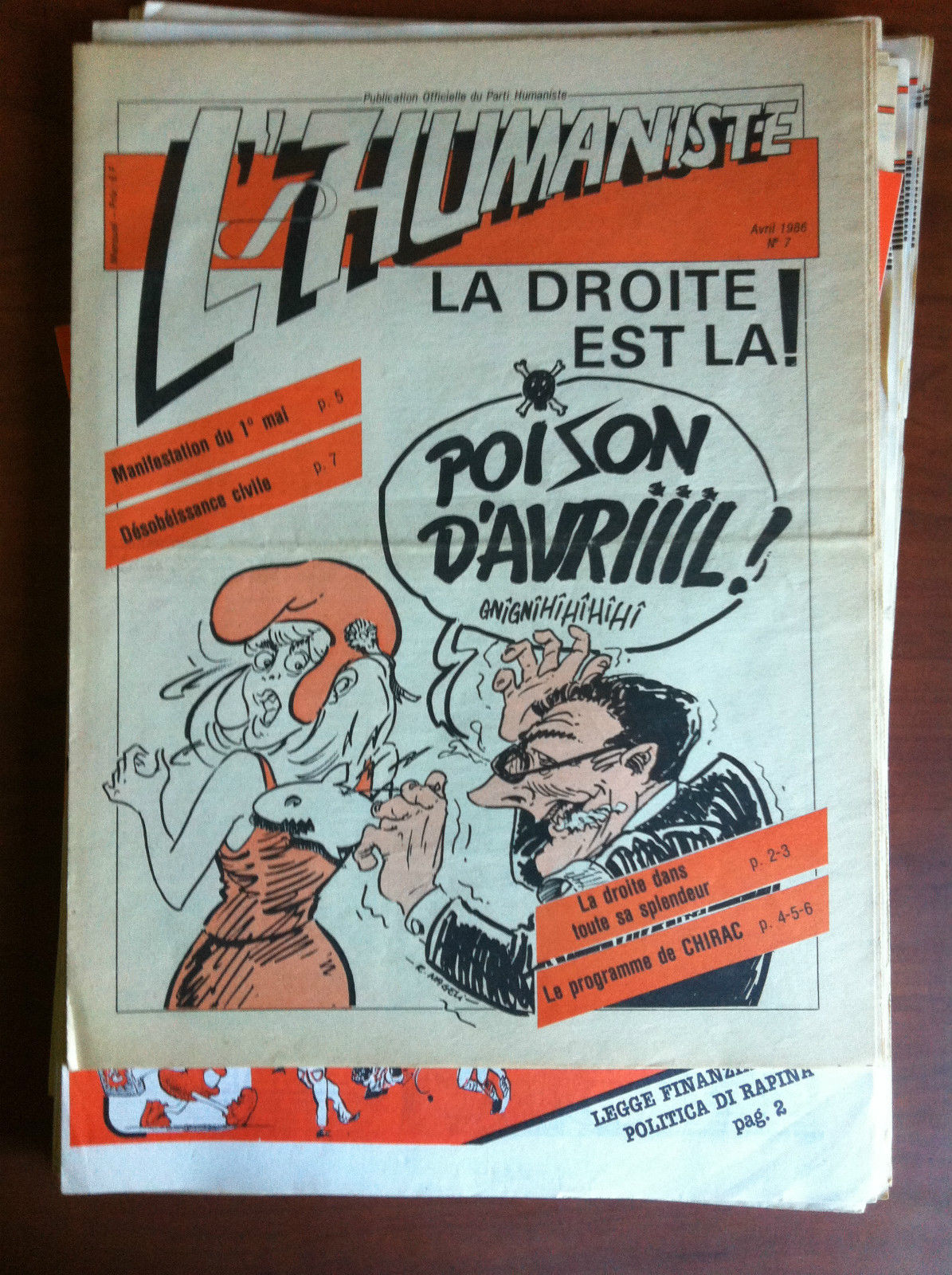 L'Humaniste n^ 7 Avril 1986 - E11027