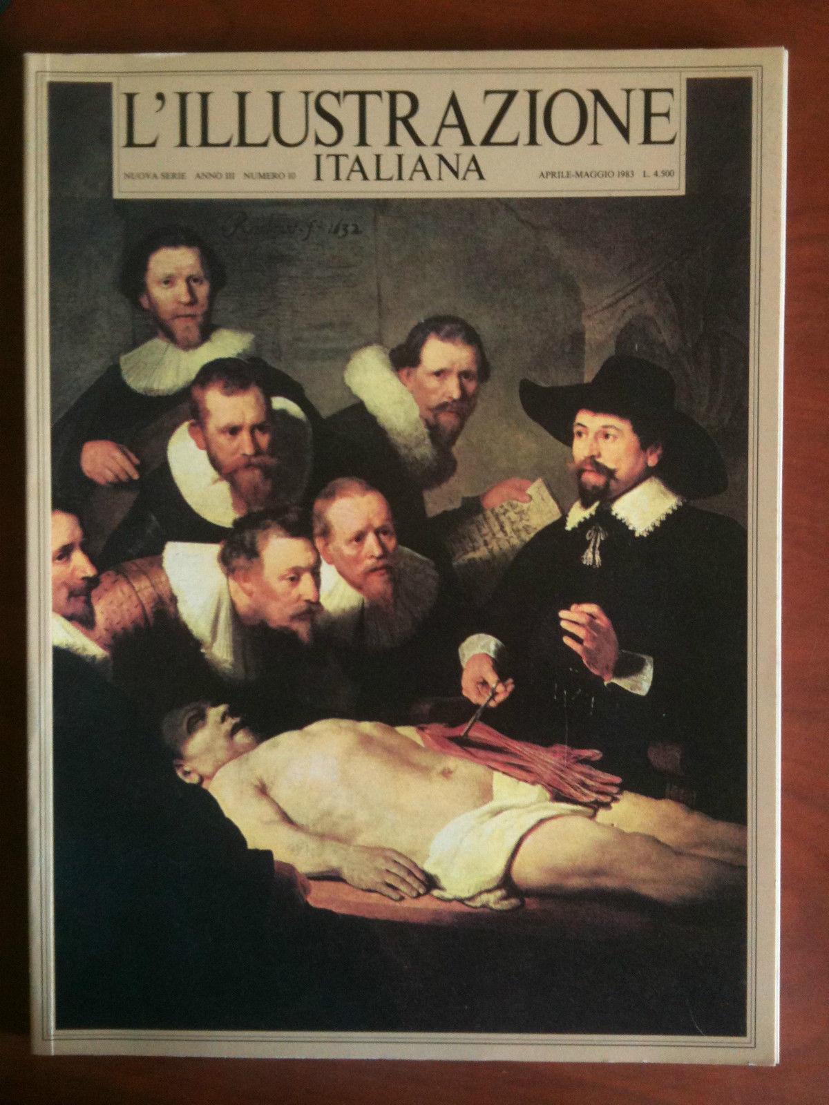 L'Illustrazione Italiana n^ Aprile/Maggio 1983 Cover: Rembrandt - E8782