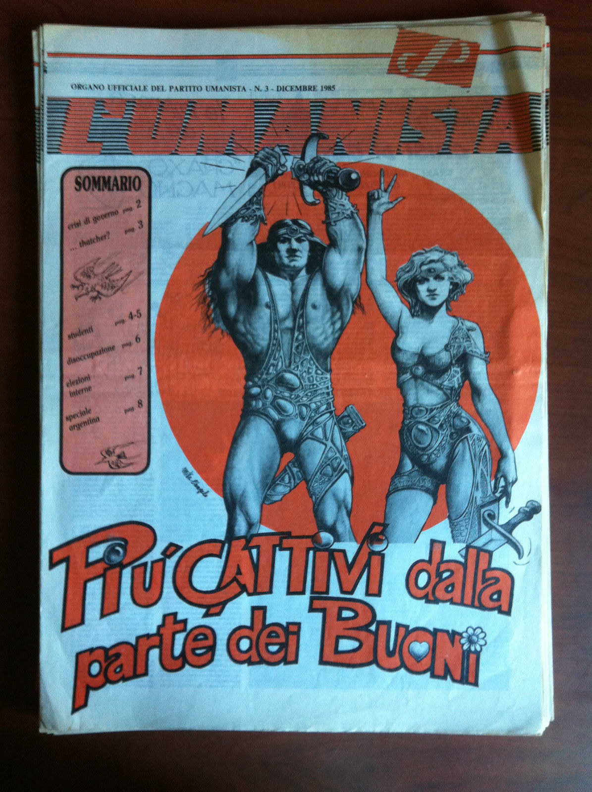 L' Umanista n^ 3 Dicembre 1985 - E11031