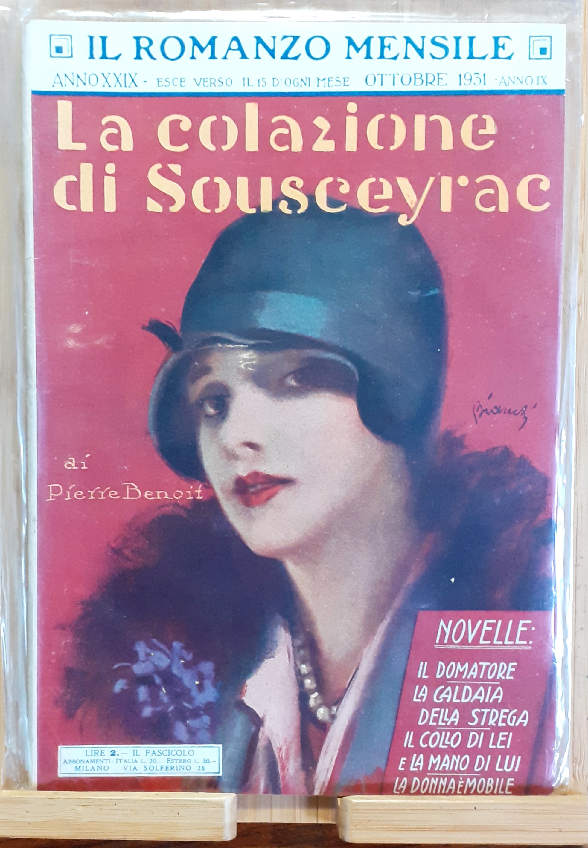 La colazione di Sousceyrac "Il romanzo Mensile" Milano 1931